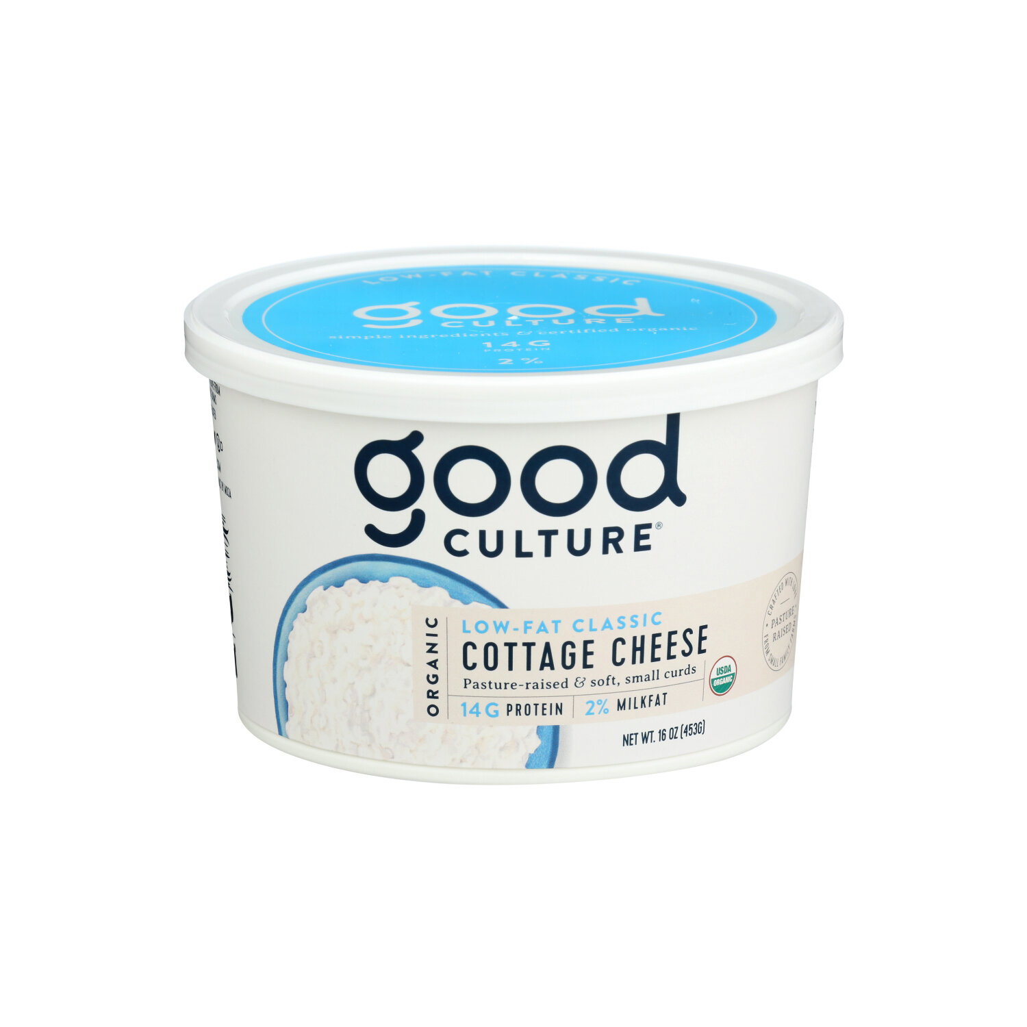 Good Culture Organic Cottage Cheese Classic 2% - 16 Ounce Image 1 of 2