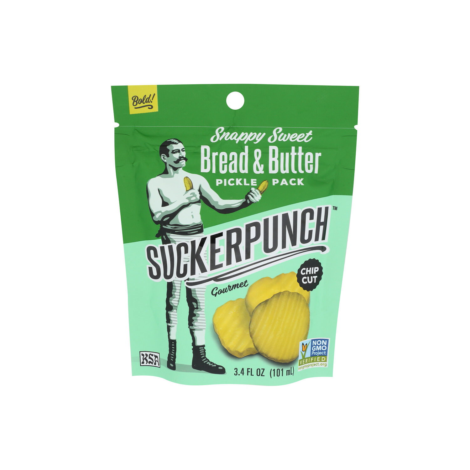 Suckerpunch Gourmet Bread & Butter Pickle Chips - 3.4 Fluid Ounce Image 1 of 4