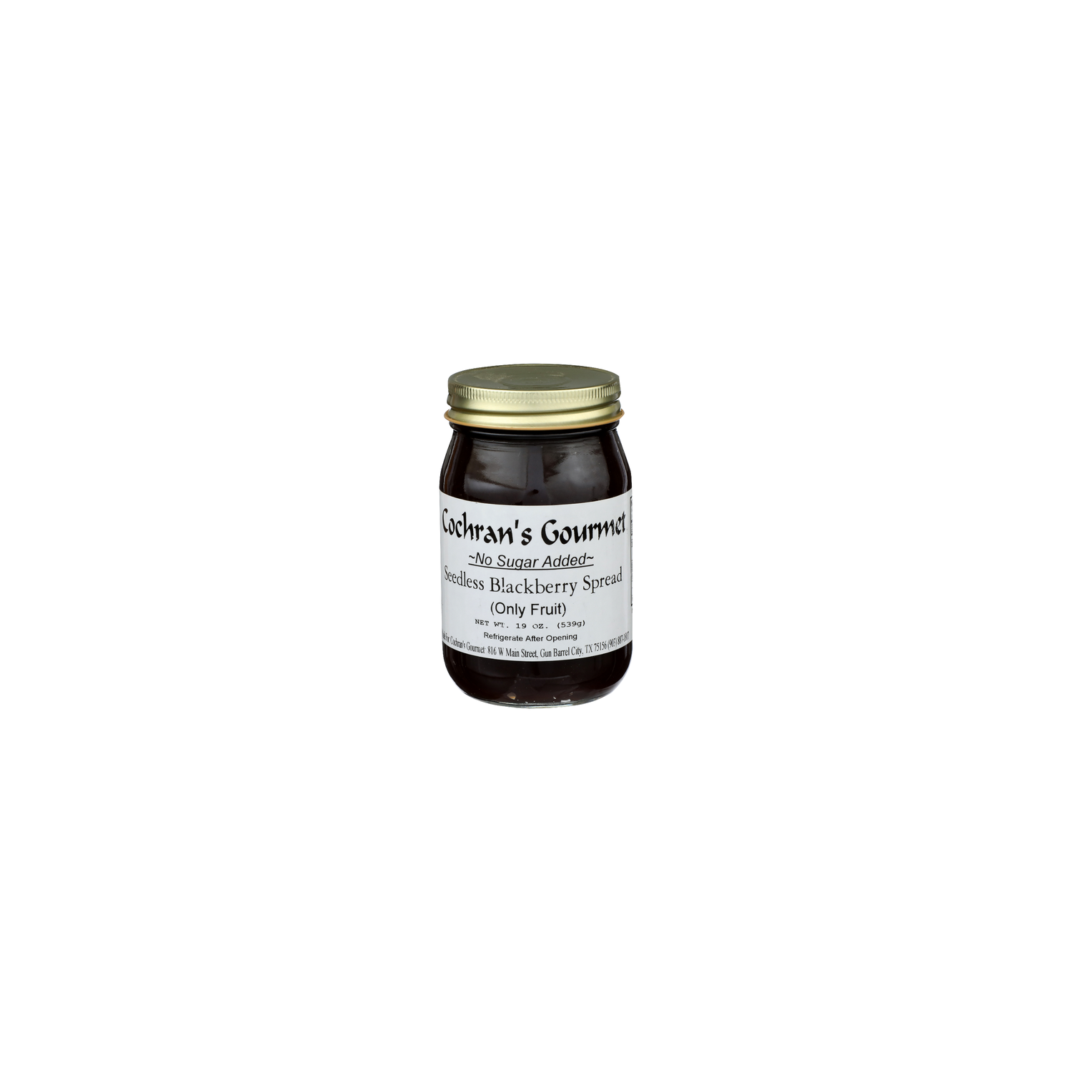 COCHRAN's Gourmet Seedless Blackberry Spread - 19 Ounce Image 1 of 4