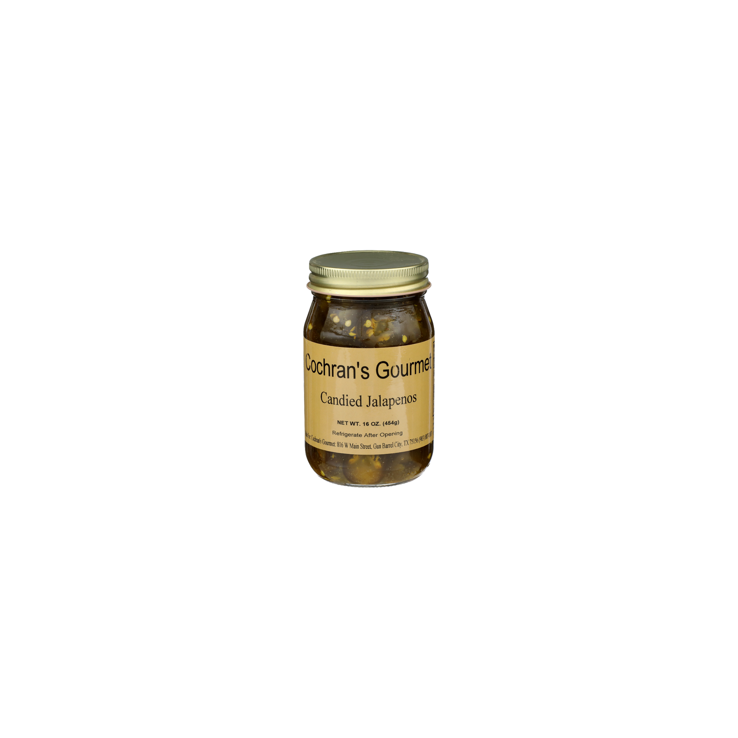 COCHRAN's Gourmet Candied Jalapenos - 16 Ounce Image 1 of 4
