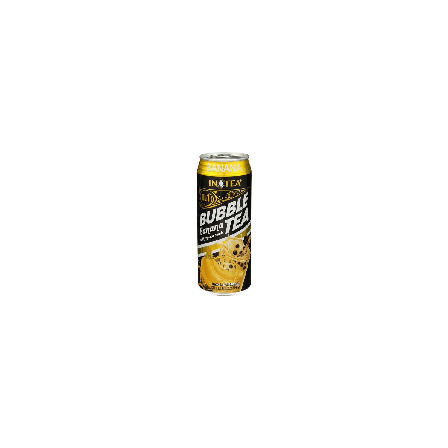 Inotea Banana Bubble Tea Rtd Shelf Stable - 16.6 Fluid Ounce Image 1 of 4