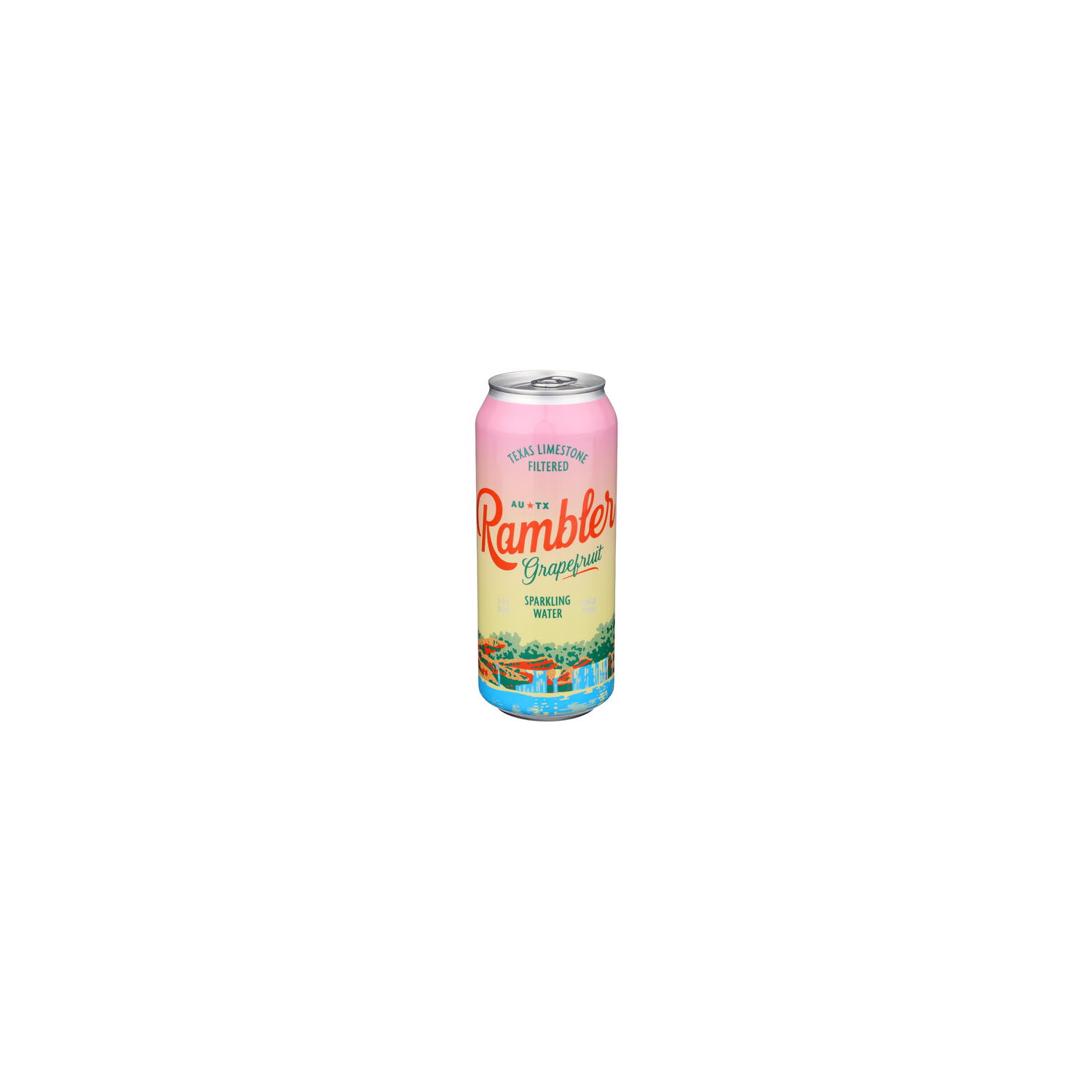 Rambler Grapefruit Sparkling Water - 16 Fluid Ounce Image 1 of 4