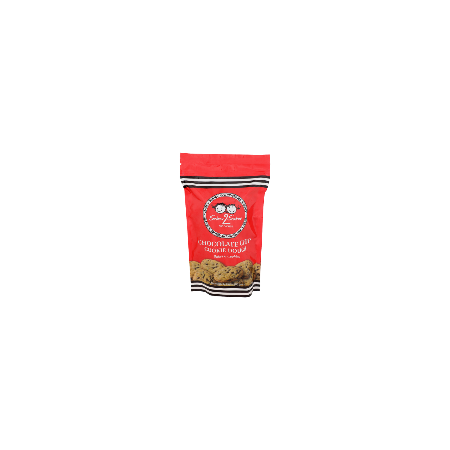 Sister 2 Sister Cookiesate Chip Cookie Dough - 3.1 Ounce - 8