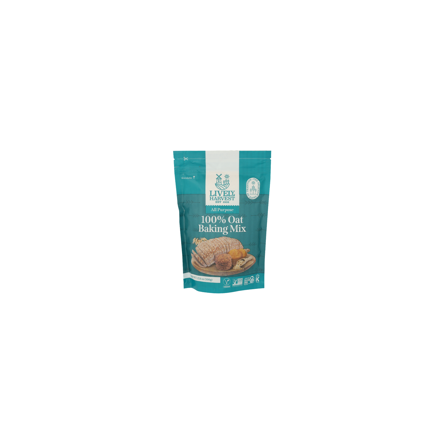 Lively Harvest Oat All Purpose 100% Baking Mix - 17.6 Ounce Image 1 of 4