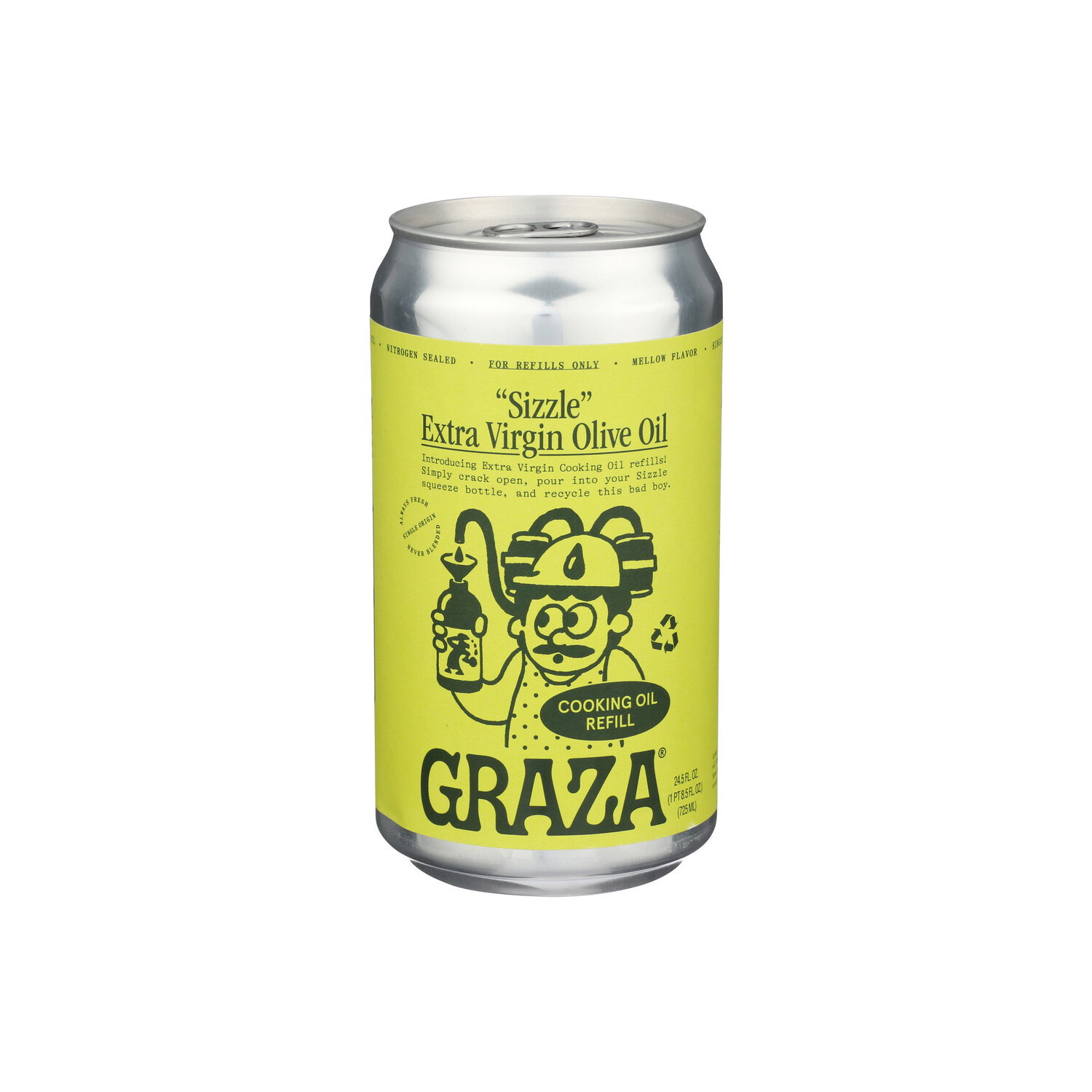 Graza Single Origin Olive Oil Sizzle Refill Can - 24.5 Fluid Ounce Image 1 of 4