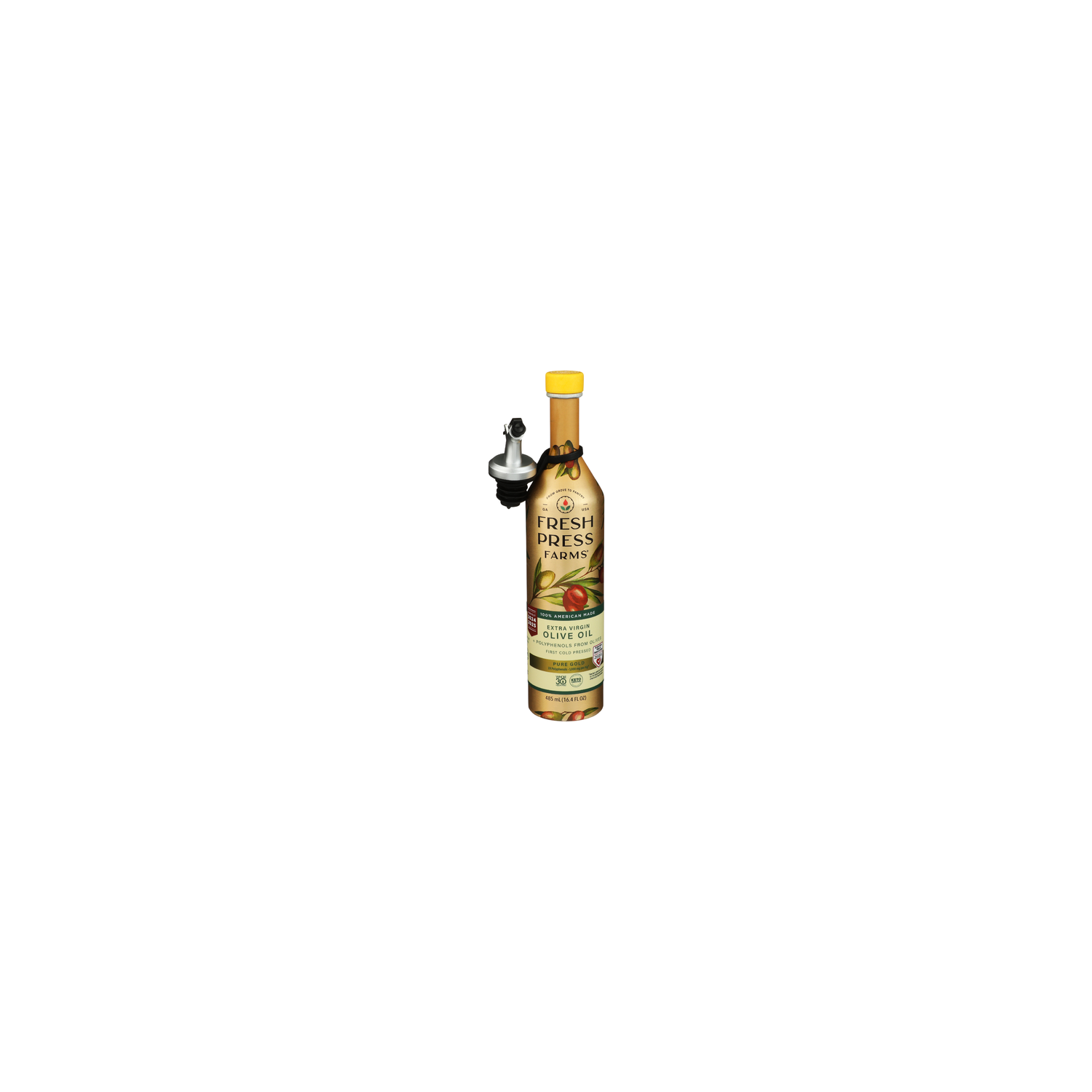 Fresh Press Farms Extra Virgin Olive Oil High Polyphenols - 485 ml Image 1 of 4