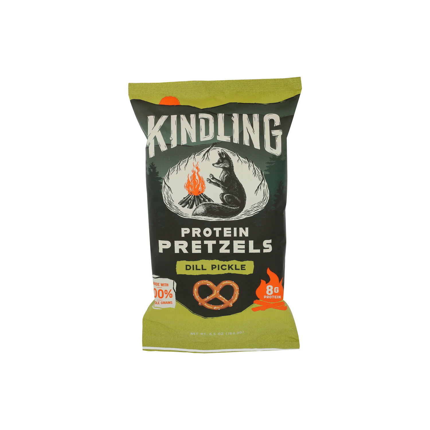 Kindling Dill Pickle Protein Pretzels - 6.5 Ounce Image 1 of 4