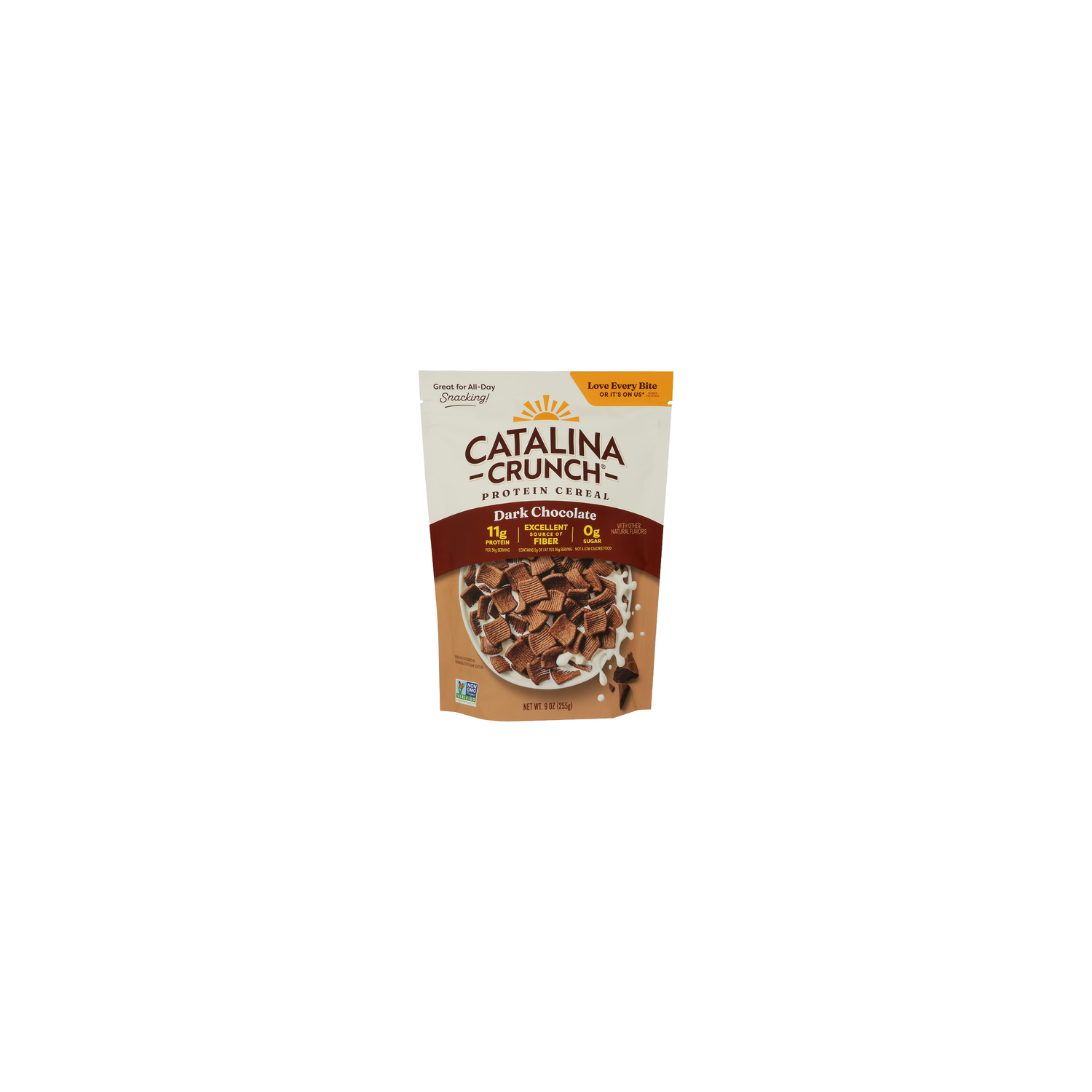 Catalina Crunch Dark Chocolate Gluten Free, Vegan, Sugar Low Fat Protein Cereal - 9 Ounce Image 1 of 4