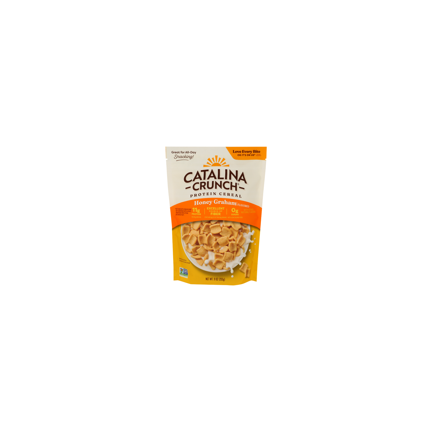Catalina Crunch Honey Graham Gluten Free, Vegan, Sugar Low Fat Keto Cereal - 9 Ounce Image 1 of 4