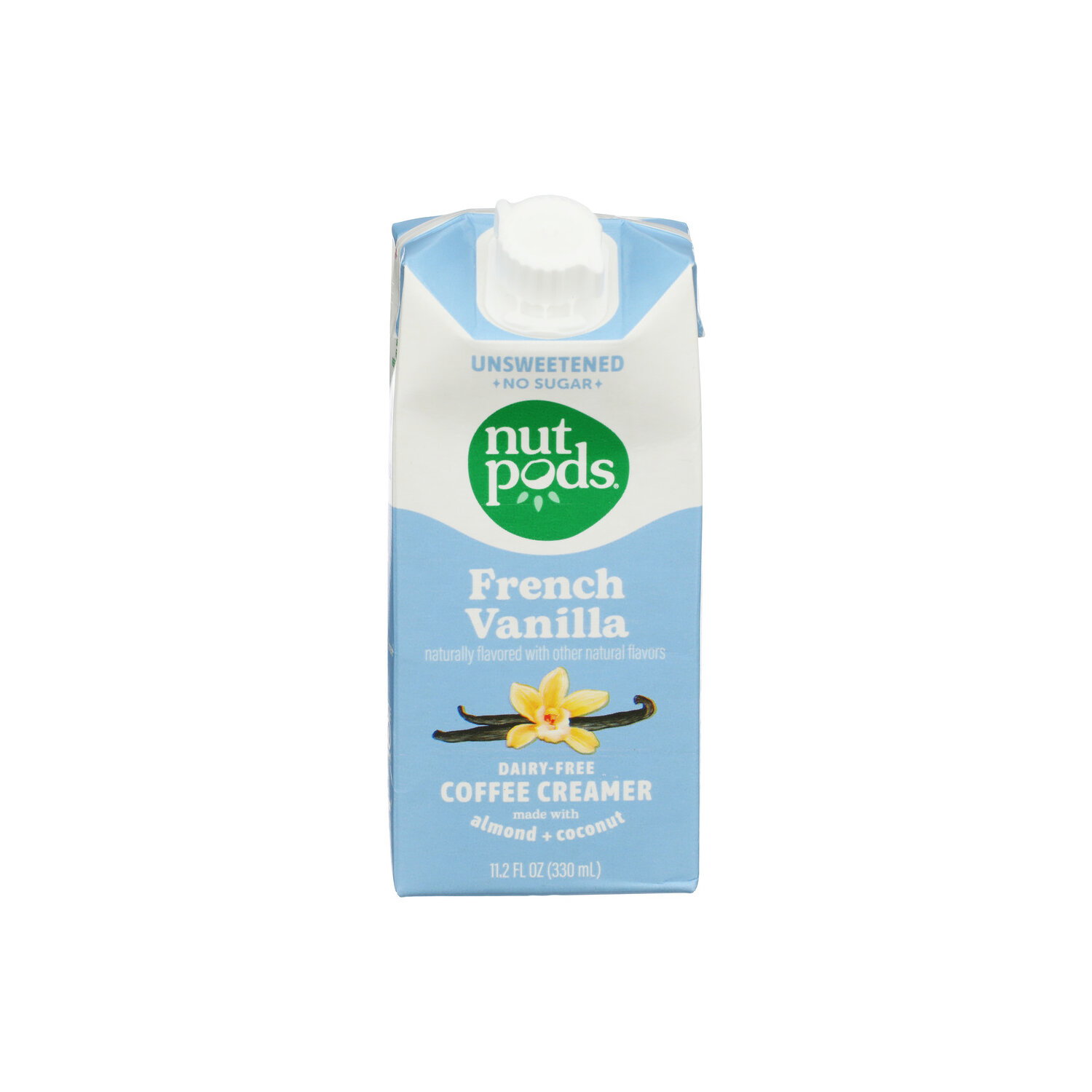 Nutpods French Vanilla Unsweetened Almond Coconut Dairy Free Creamer - 11.2 Fluid Ounce Image 1 of 4