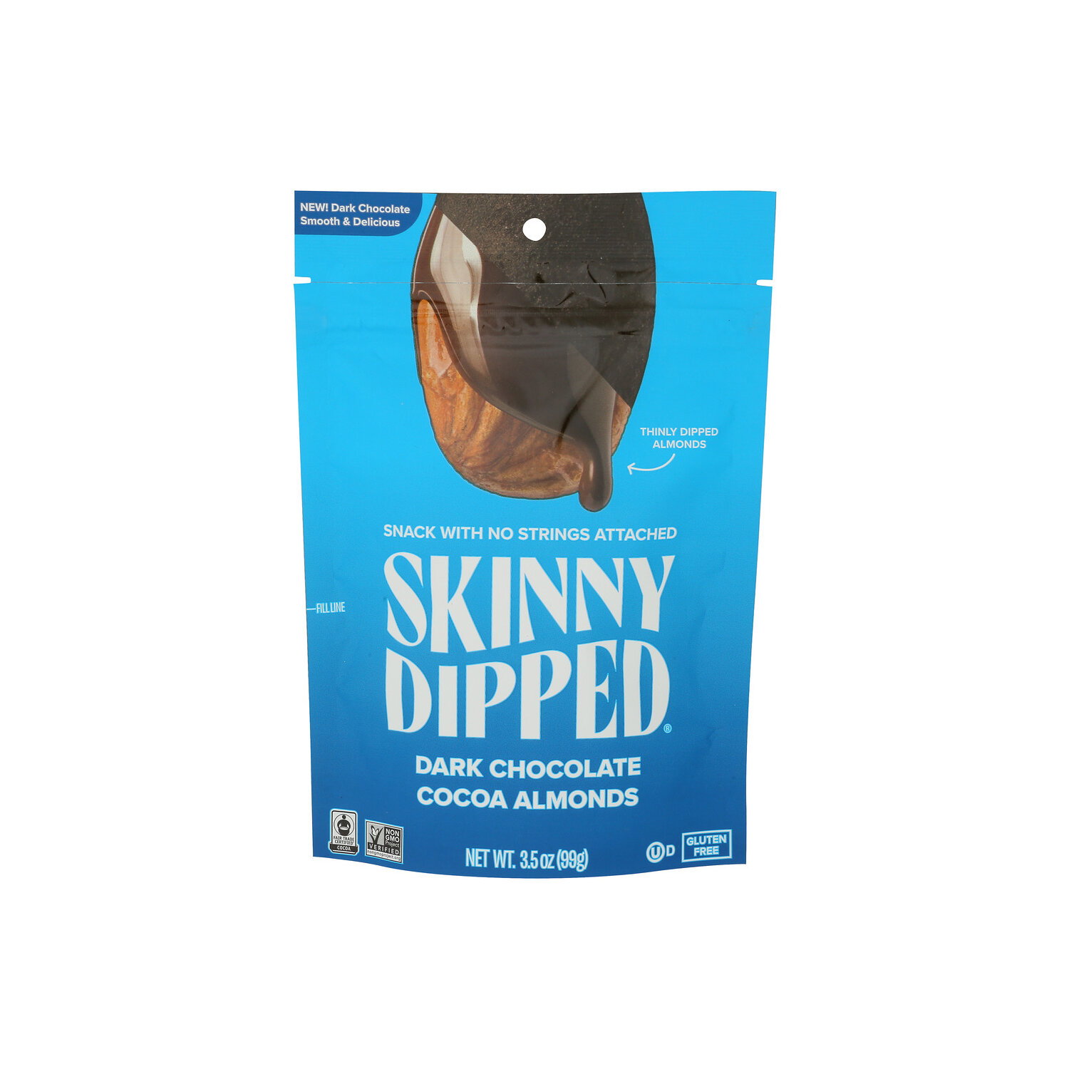 Skinnydipped Chocolate, Almond Dark Chocolate Cocoa - 3.5 Ounce