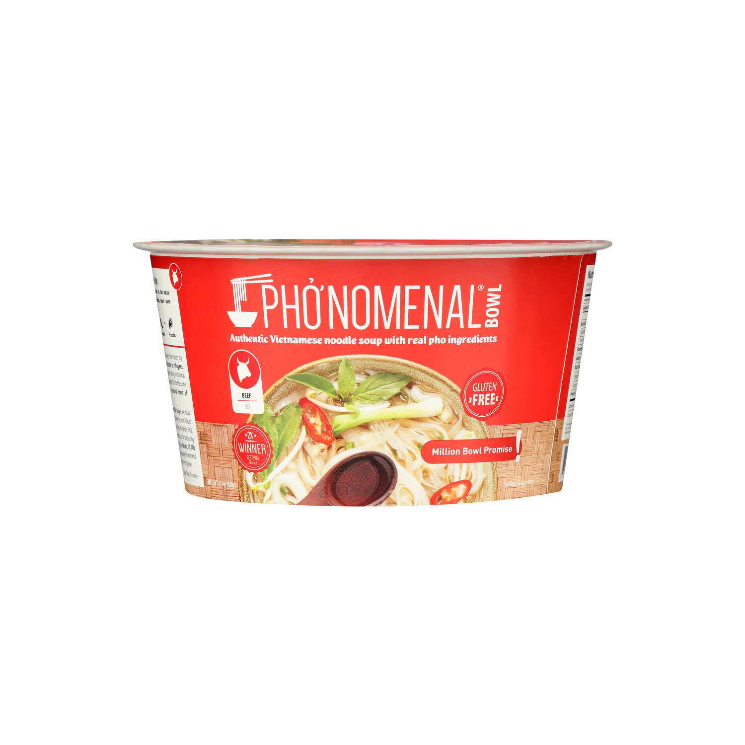 PHỞNOMENAL Bowl Soup Pho Beef - 2.1 Ounce Image 1 of 2