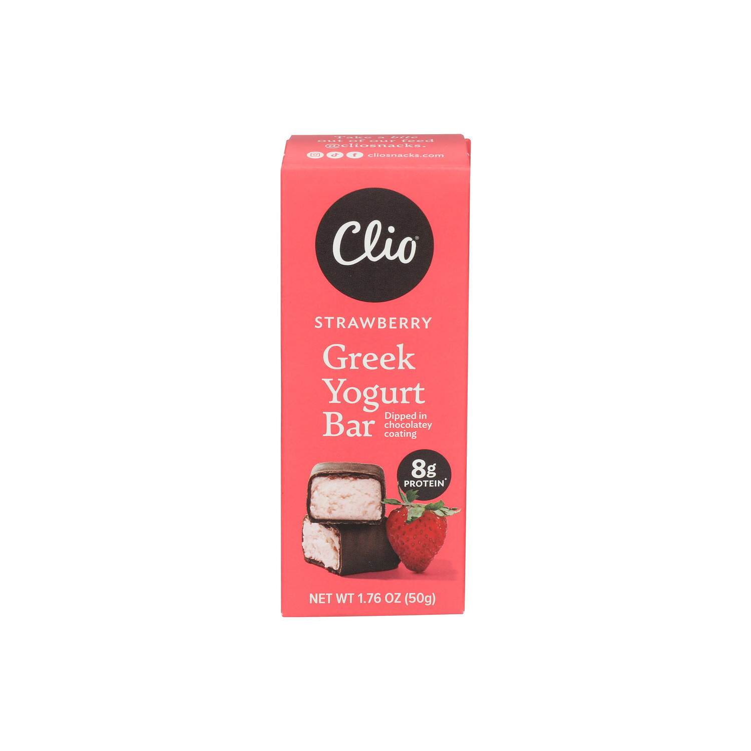 Clio Strawberry Greek Yogurt Bar - 1.76 Ounce Image 1 of 4