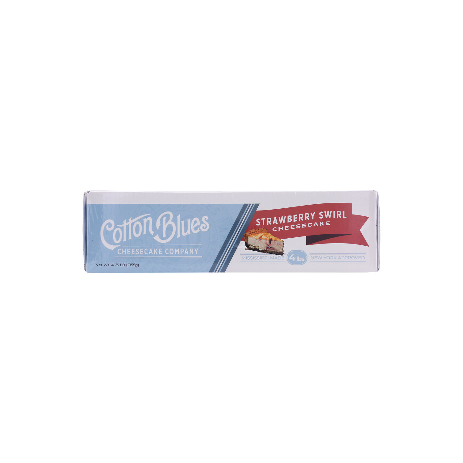Cotton Blues Cheesecake Company Strawberry Swirl Cheesecake - 4.75 Pound Image 1 of 4