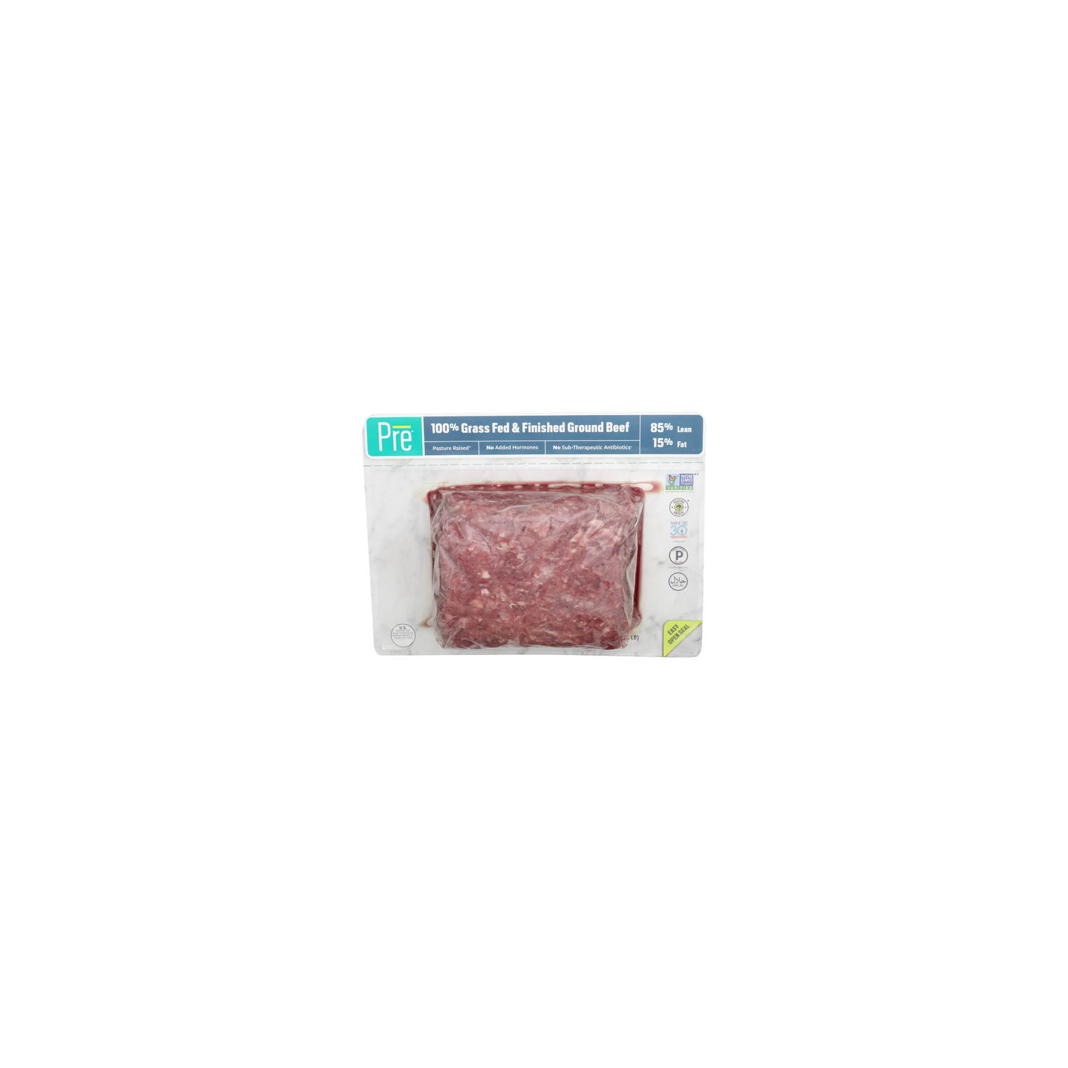 Pre 100% Grass Fed & Finished Ground Beef - 16 Ounce Image 1 of 3