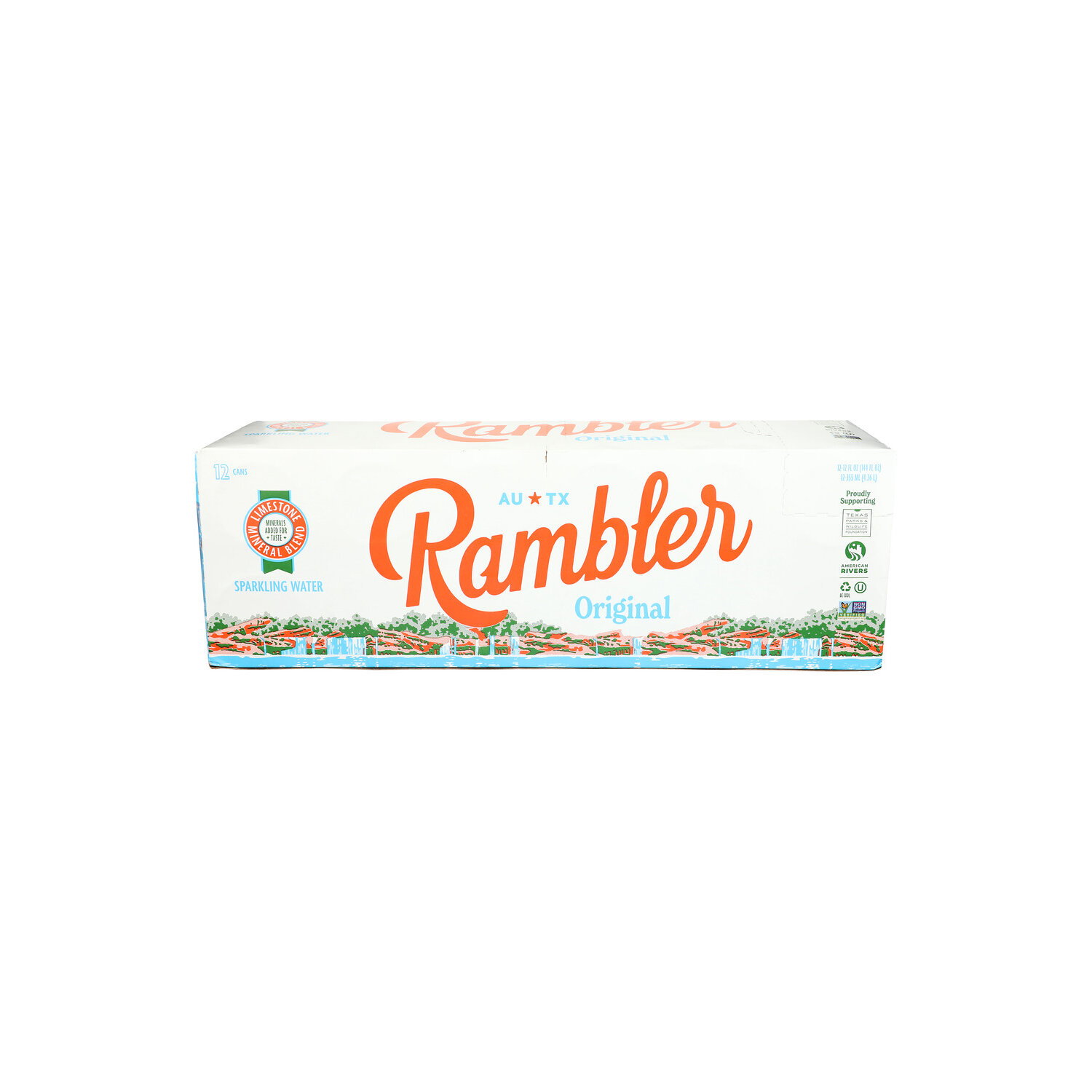 Rambler Original Sparkling Water - 12 Fluid Ounce - 12 Count Image 1 of 3