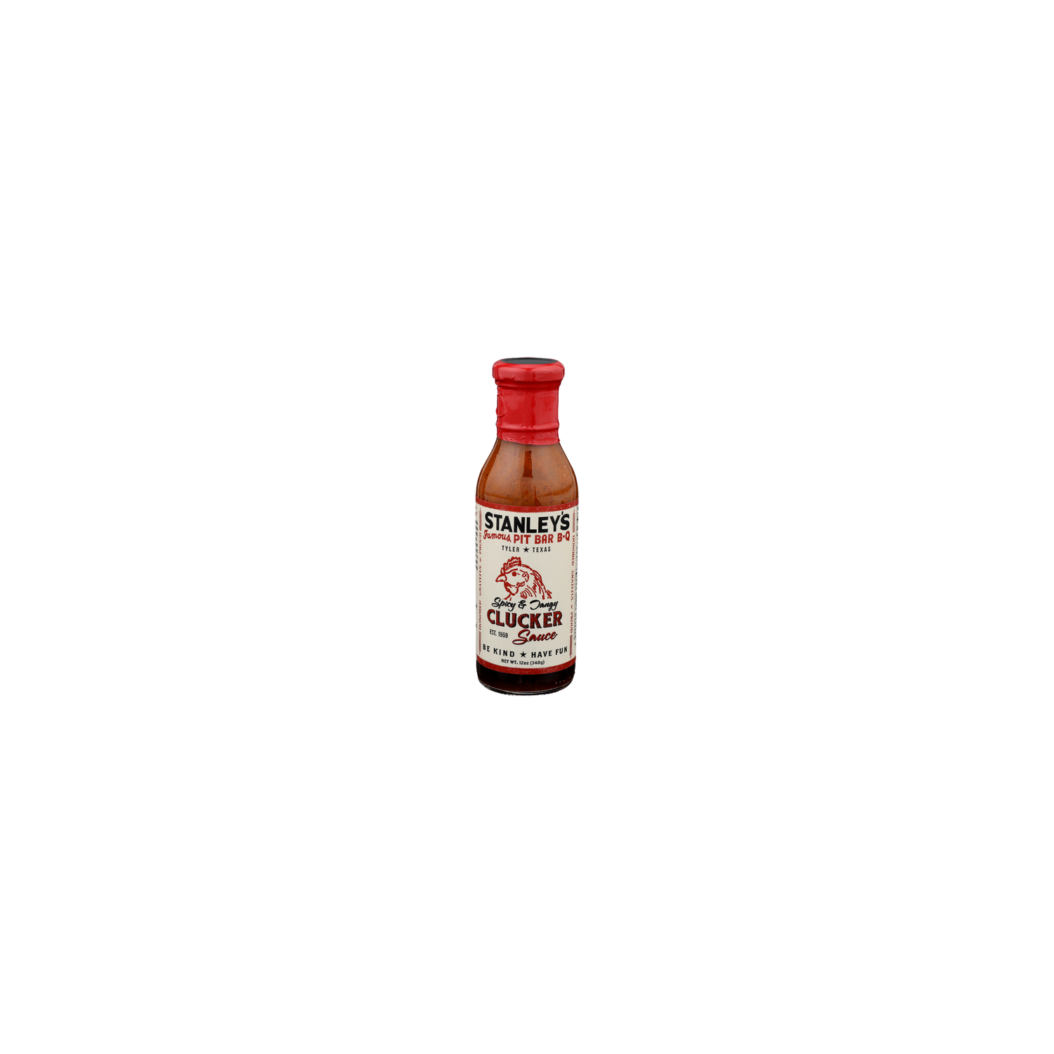 Stanley's Famous Pit Bar B-Q Spicy & Tangy Clucker Sauce - 12 Ounce Image 1 of 4