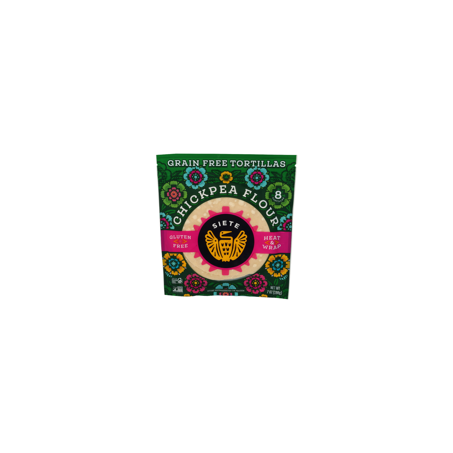 Siete Chickpea Flour Tortillas - 0.875 Ounce - 8 Count Image 1 of 4