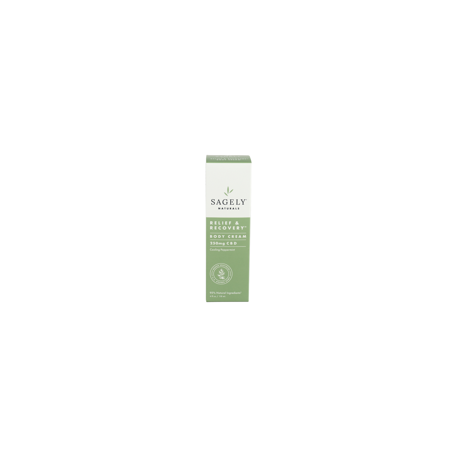 Sagely Naturals Cream Relief & Recovery Cbd Pump Top - 4 Fluid Ounce Image 1 of 3