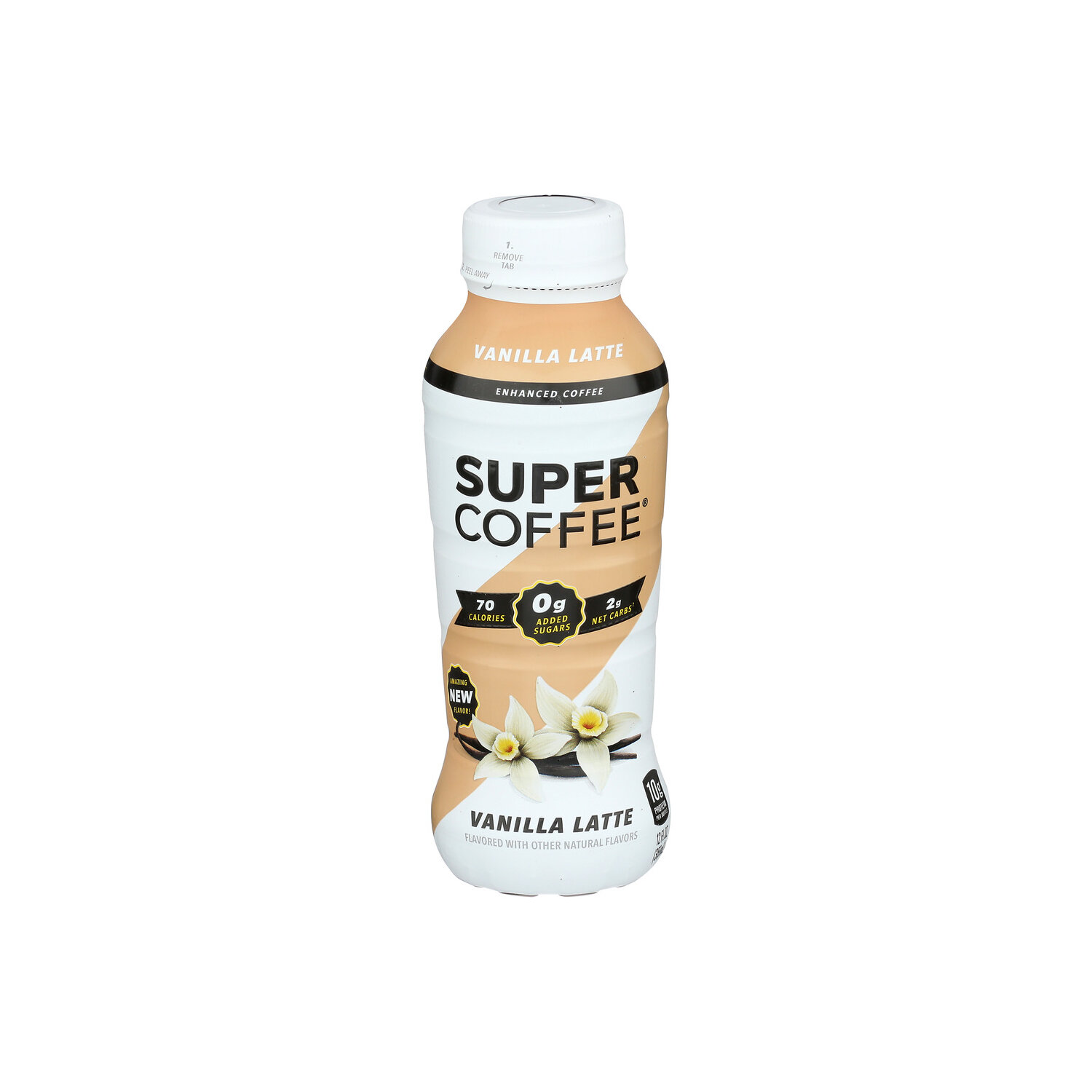 Super Coffee Vanilla Latte Enhanced - 12 Fluid Ounce - 1 Count