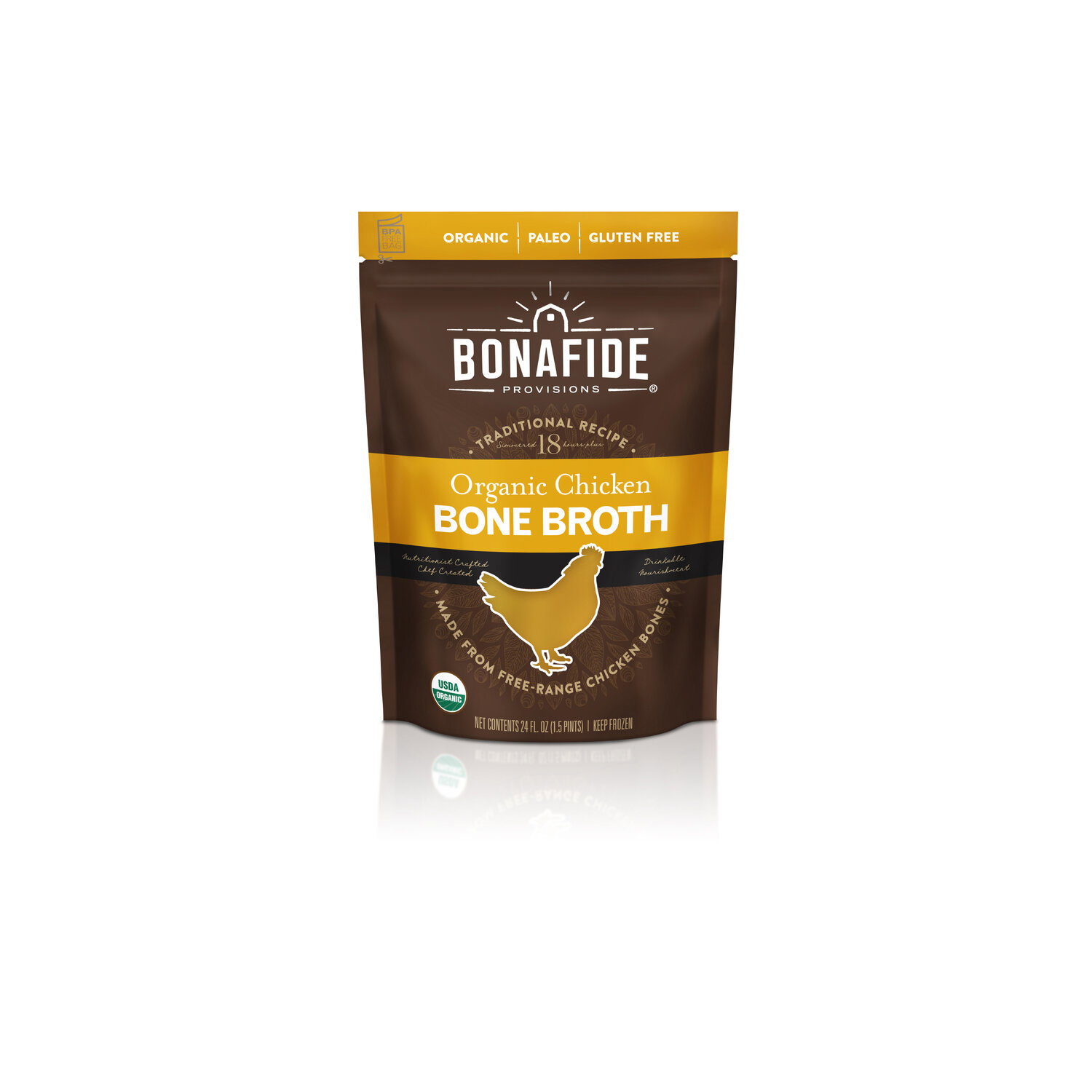 Bonafide Provisions Organic Chicken Bone Broth - 24 Fluid Ounce Image 1 of 4