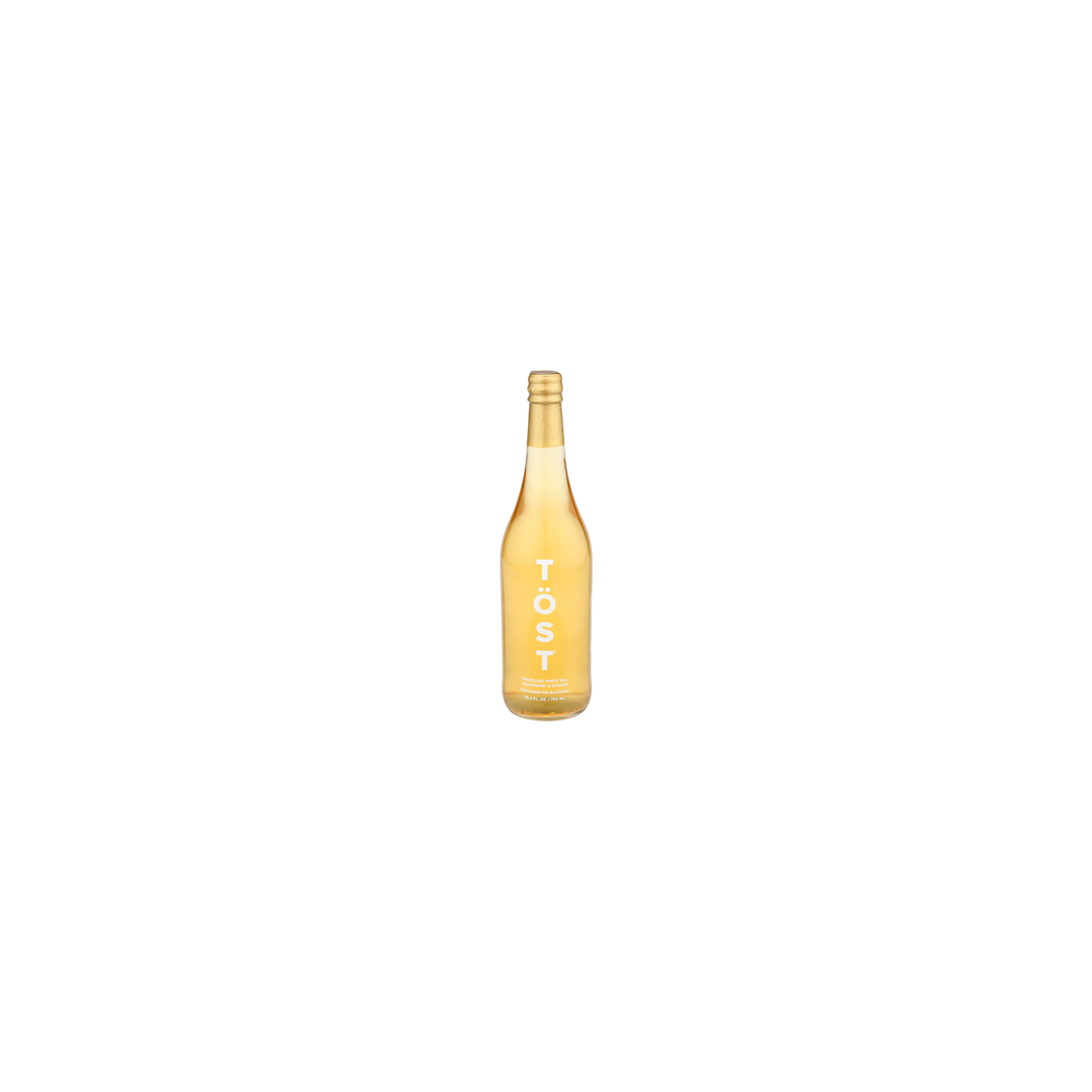 TÖST White Tea, Cranberry, Ginger Sparkling Non-Alcoholic Beverage - 25.4 Fluid Ounce Image 1 of 4