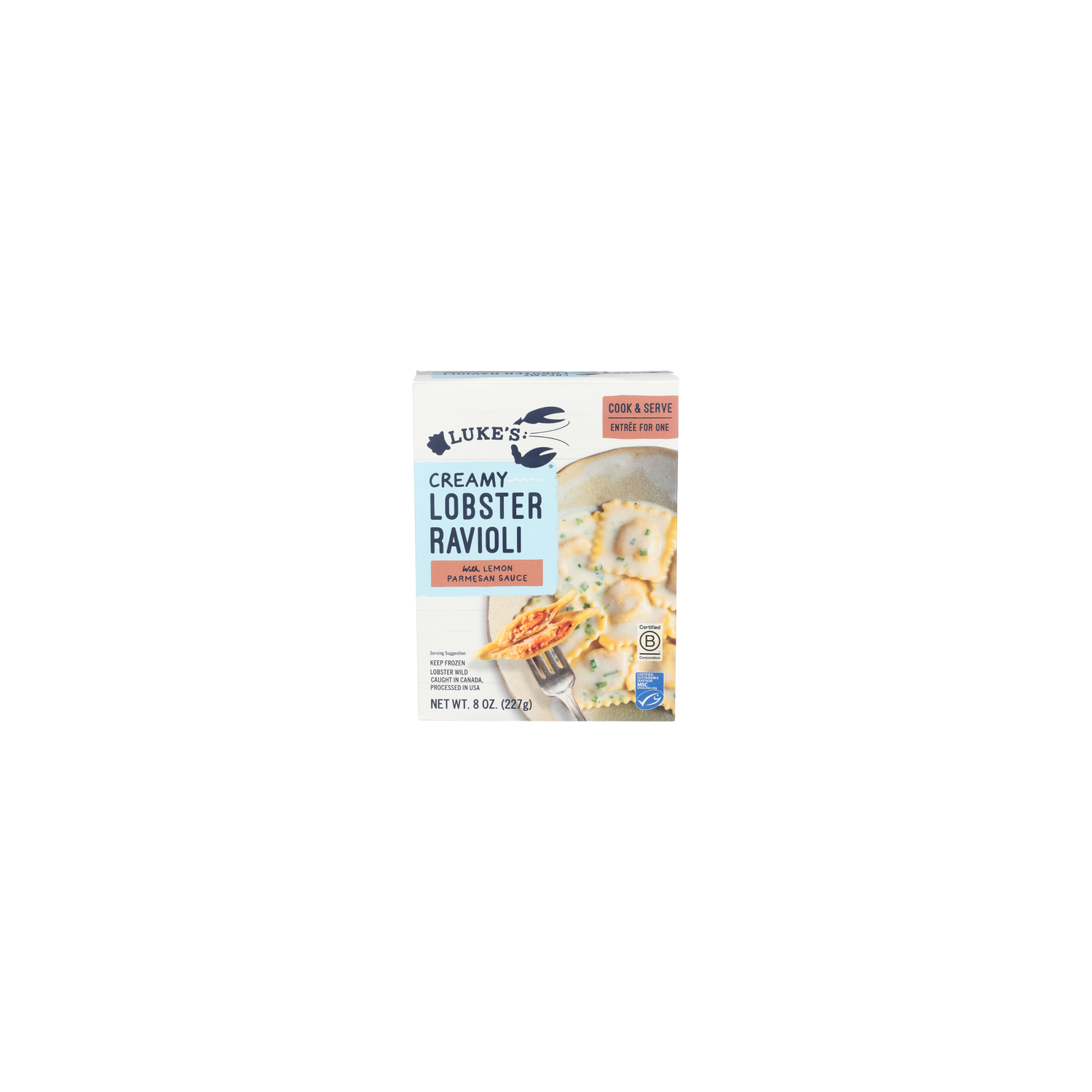 LUKE's Lobster With Lemon Parmesan Frozen Ravioli Sauce - 8 Ounce Image 1 of 4