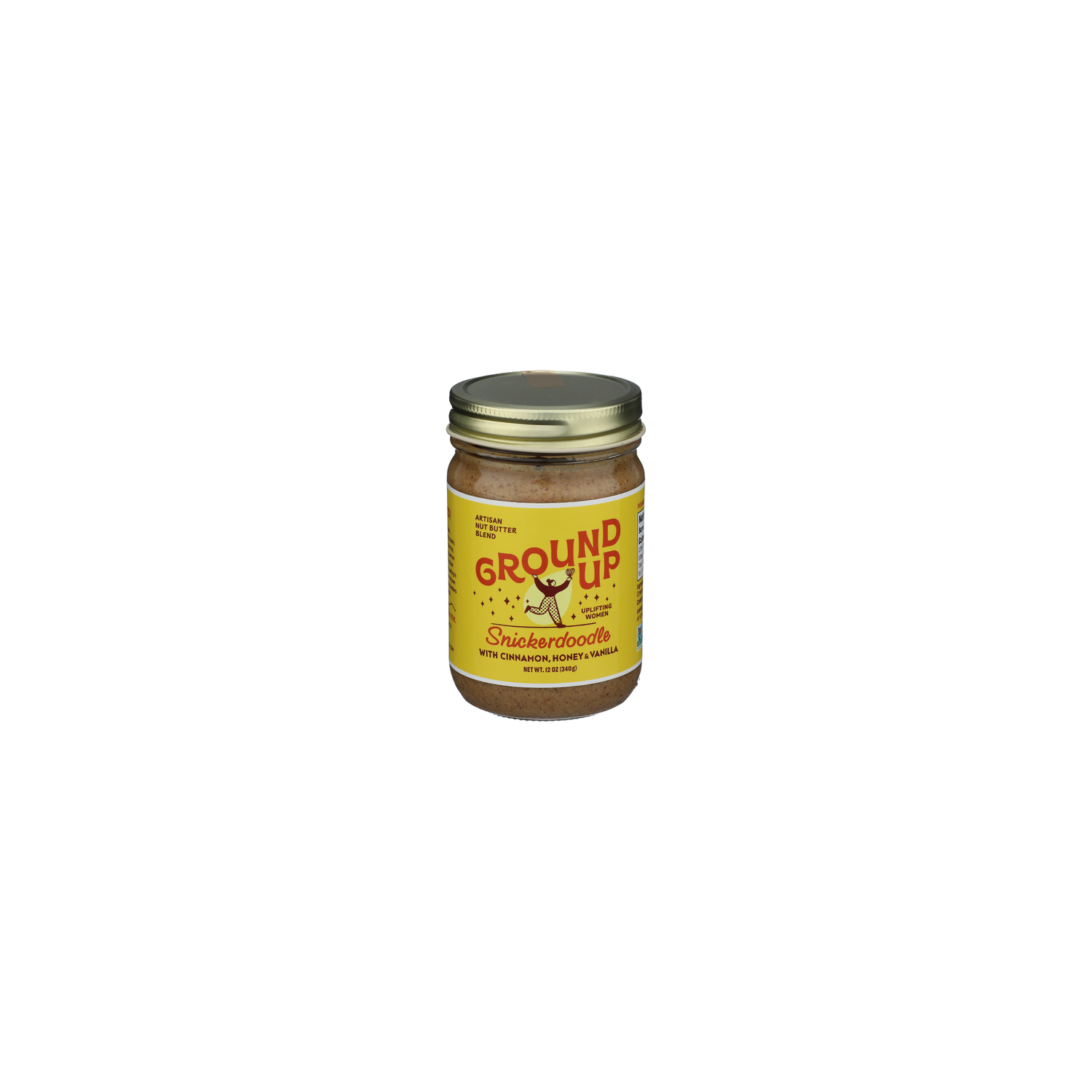 Ground Up Snickerdoodle Almond + Cashew Nut Butter - 12 Ounce Image 1 of 4