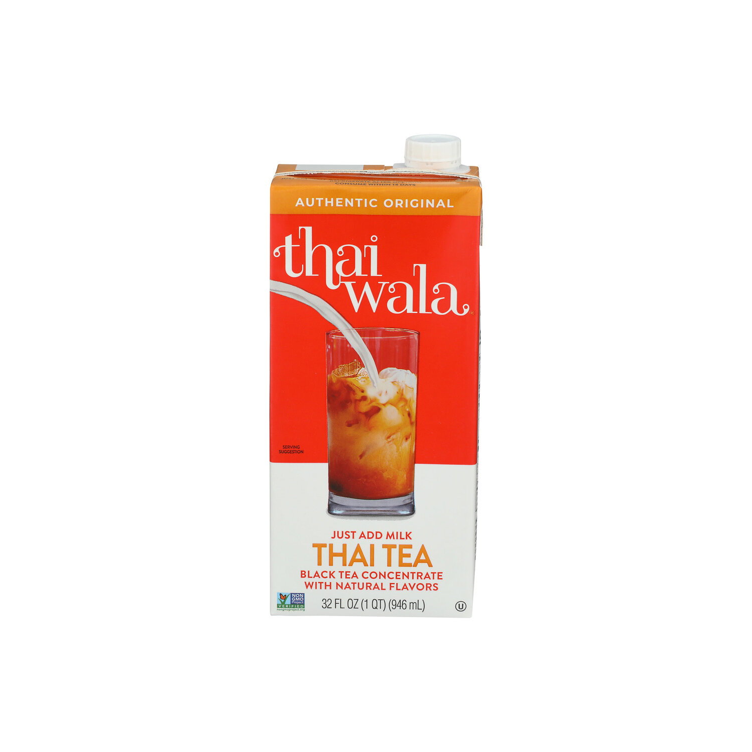 Thaiwala Herbal Tea Thai Iced Liquid Original Concentrate - 32 Fluid Ounce Image 1 of 4