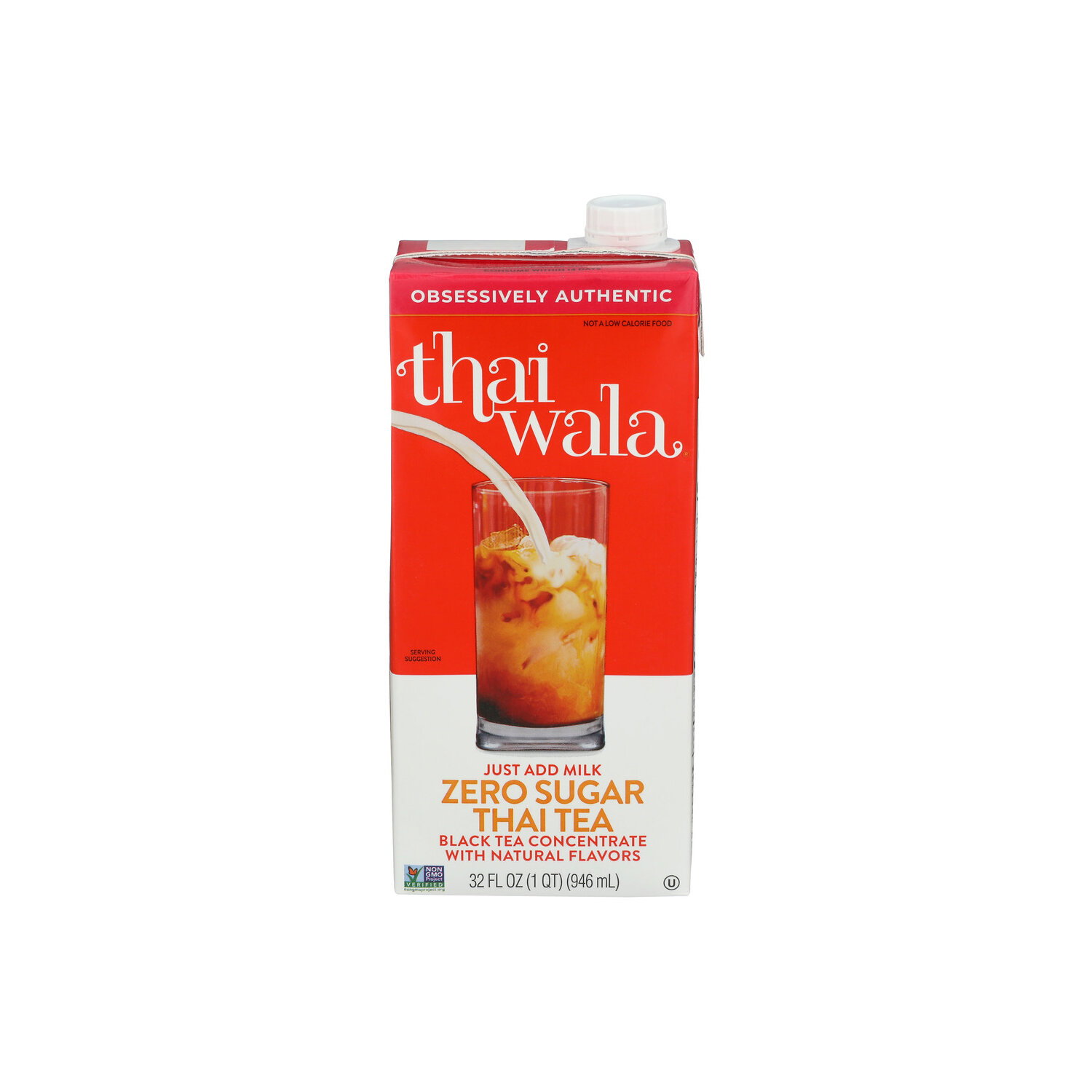 Thaiwala Black Tea Thai Iced Liquid Zero Sugar Concentrate - 32 Fluid Ounce Image 1 of 4