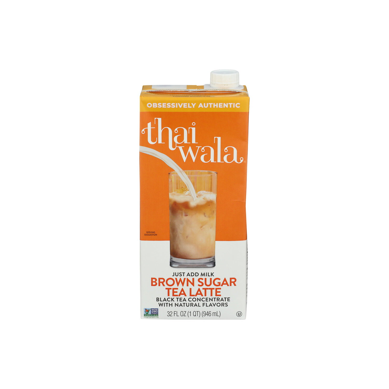 Thaiwala Brown Sugar Black Tea Concentrate Latte - 32 Fluid Ounce Image 1 of 4
