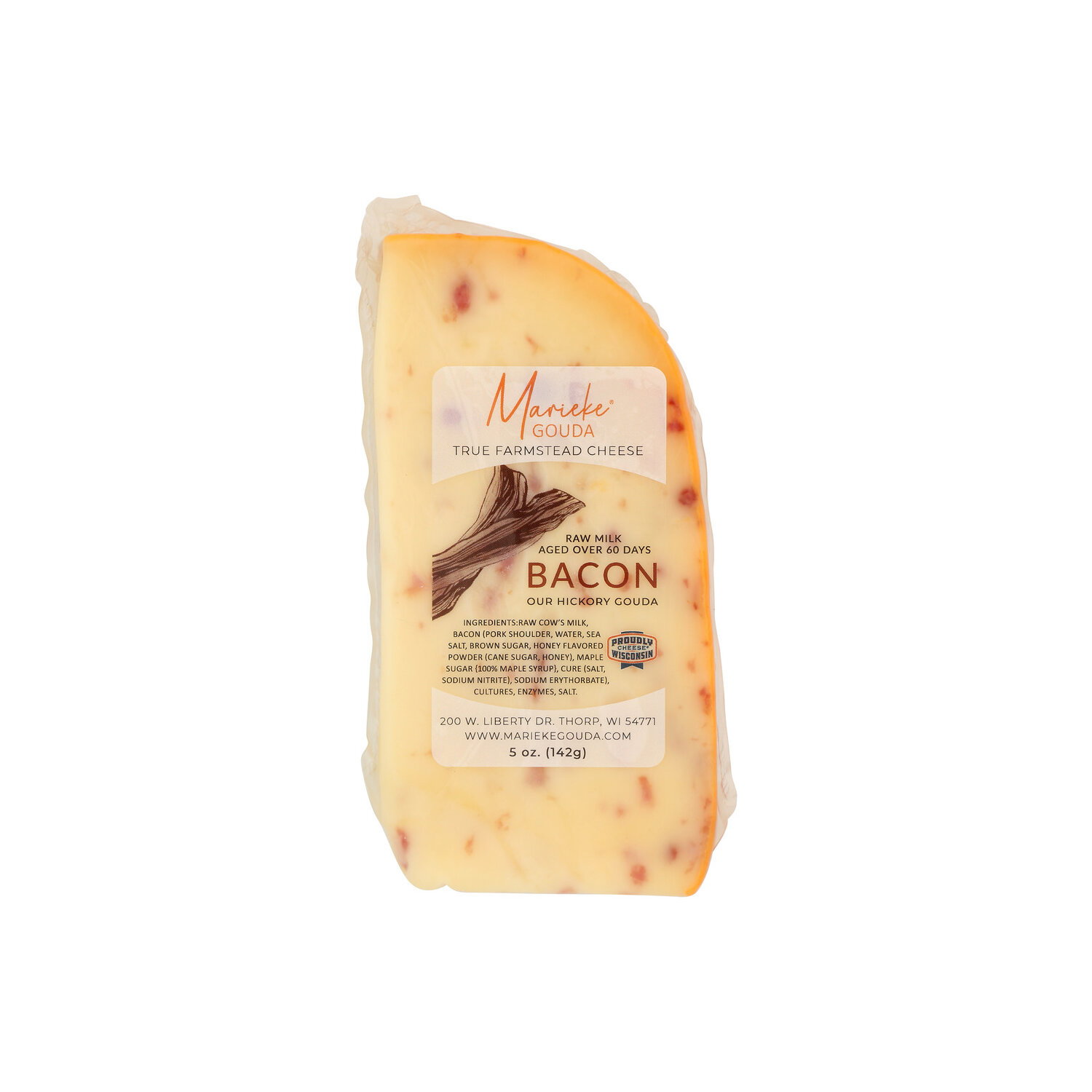Marieke Gouda Cheese Bacon - 5 Ounce Image 1 of 2