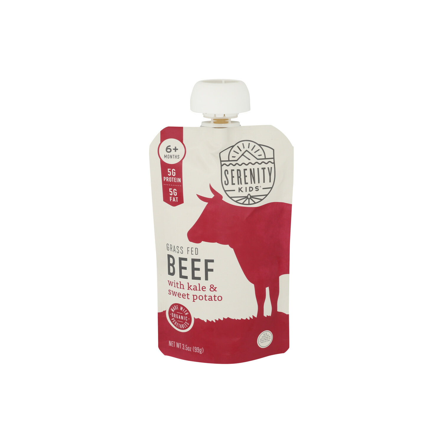 Serenity Kids Beef Puree Baby Food Organic - 3.5 Ounce Image 1 of 4