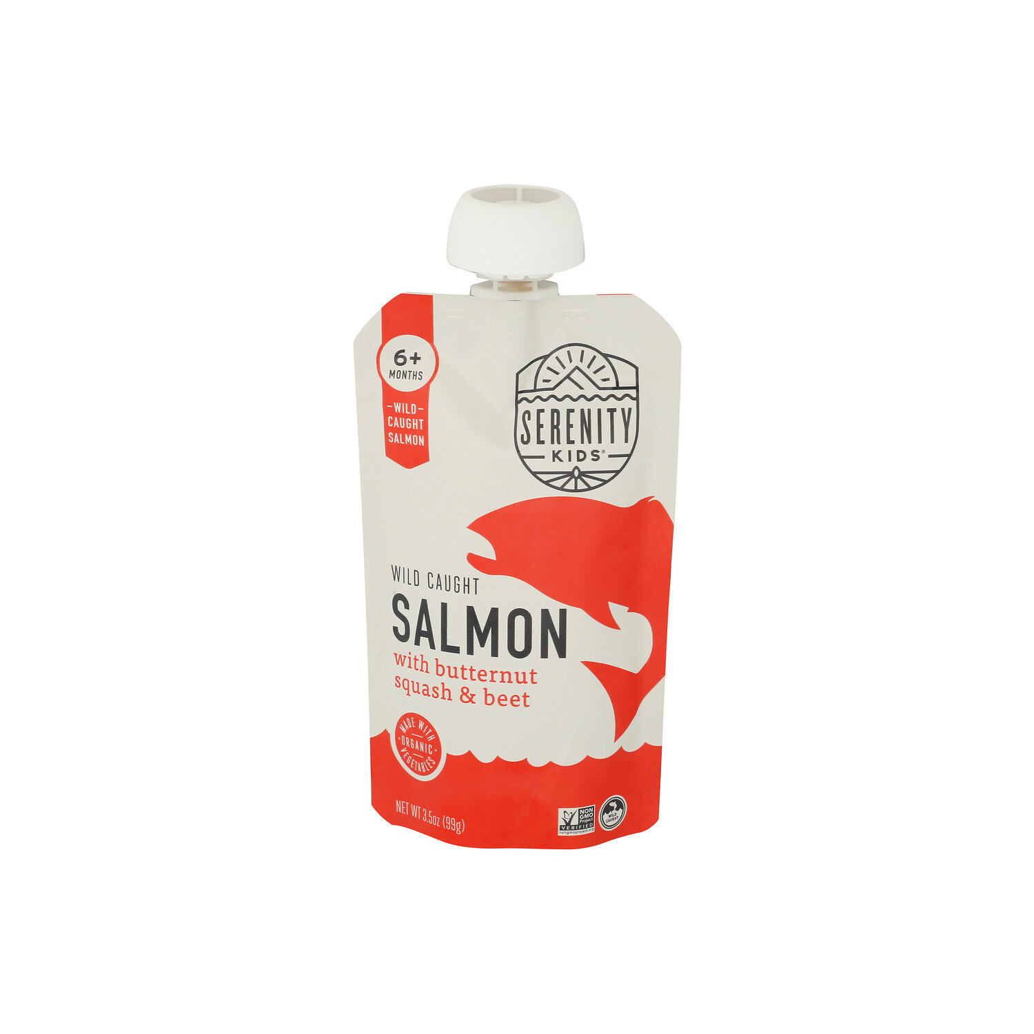 Serenity Kids Salmon Puree Baby Food Organic - 3.5 Ounce Image 1 of 4