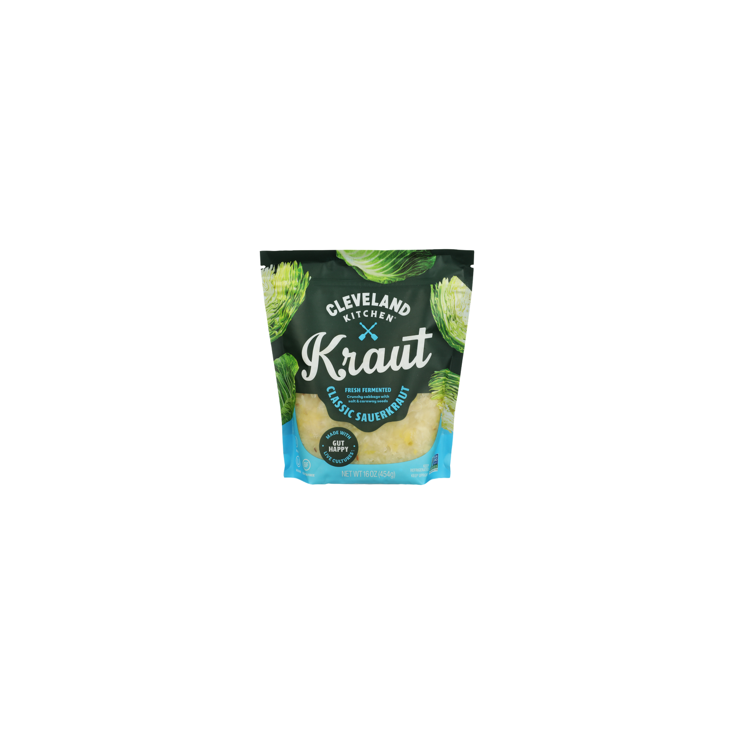 Cleveland Kraut Tangy Salt & Caraway Seed Shredded Classic - 16 Ounce Image 1 of 4