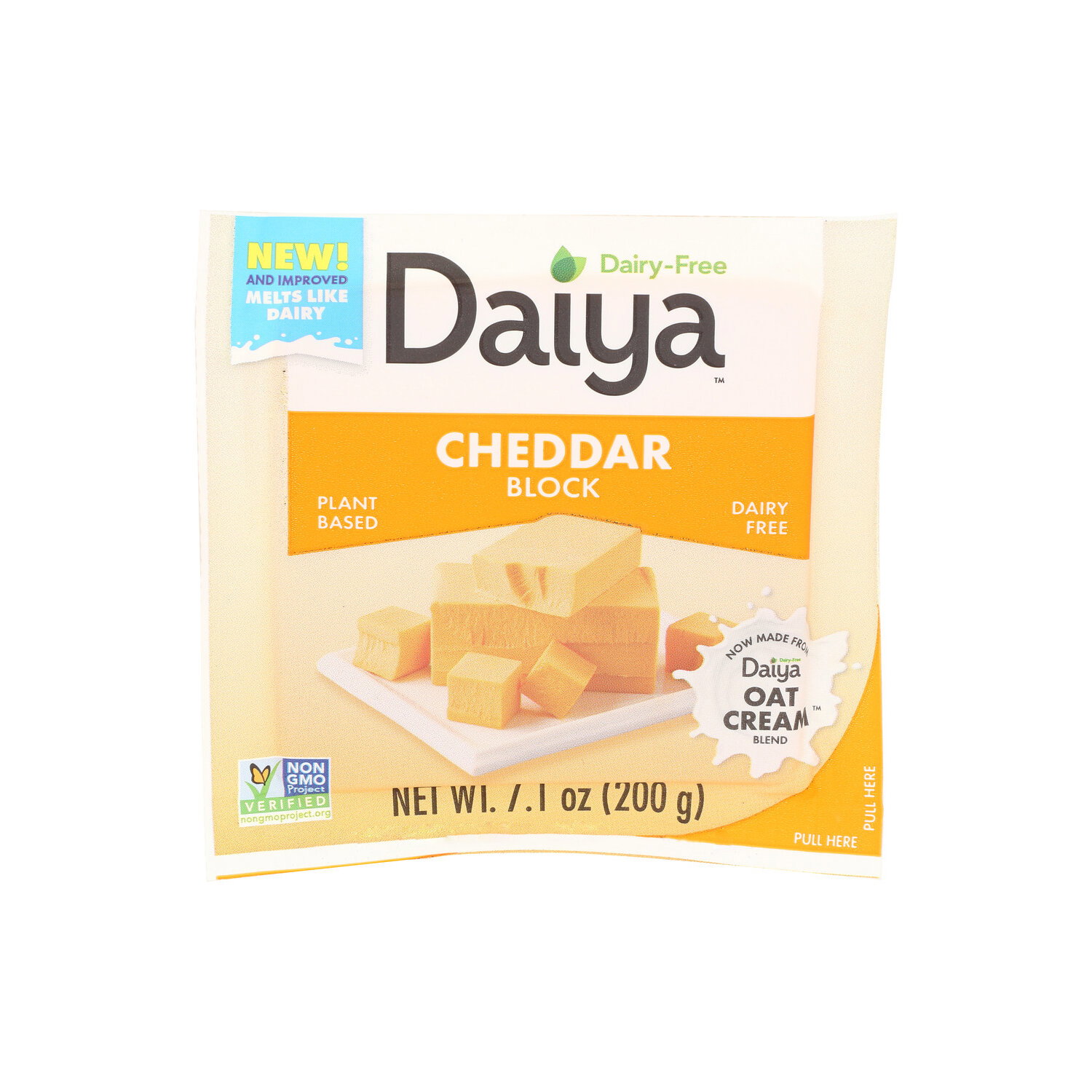 Daiya Dairy Free Cheddar Cheeze Block - 7.1 Ounce Image 1 of 4