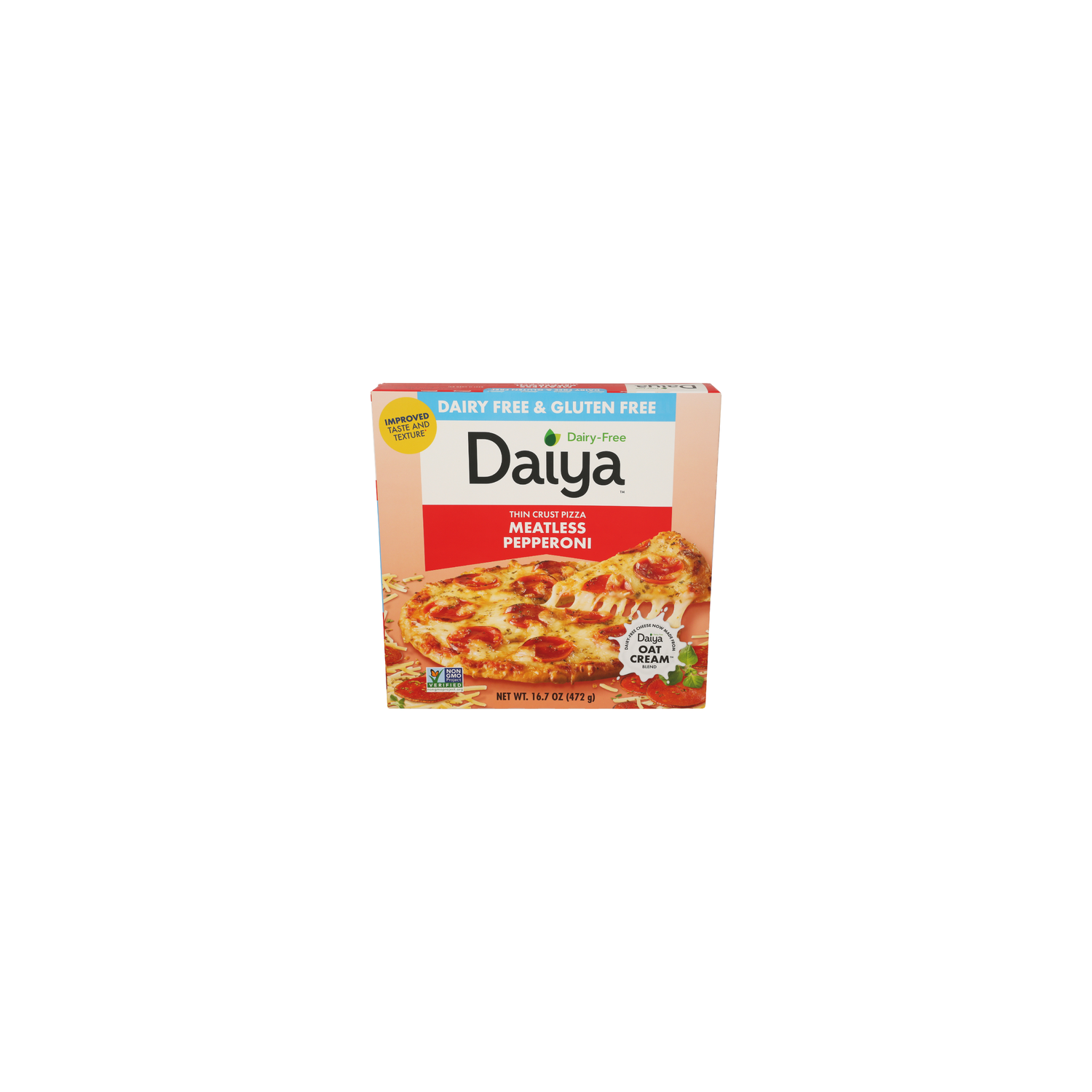 Daiya Foods Meatless Pepperoni Frozen Pizza Dairy Free Gluten Style - 16.7 Ounce Image 1 of 4