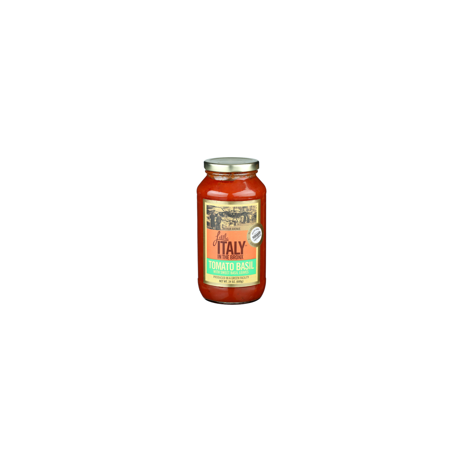 Little Italy In The Bronx With Sweet Basil Leaves Tomato - 24 Ounce Image 1 of 4
