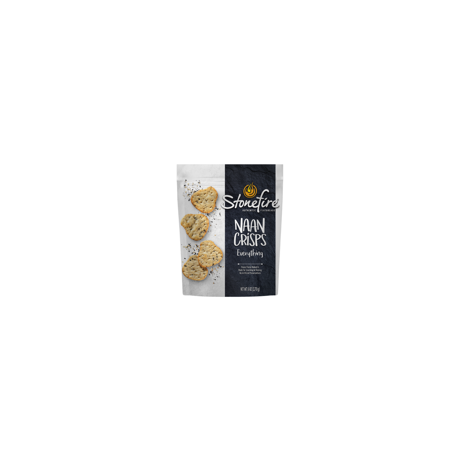 Stonefire Everything Naan Crisps - 6 Ounce Image 1 of 4