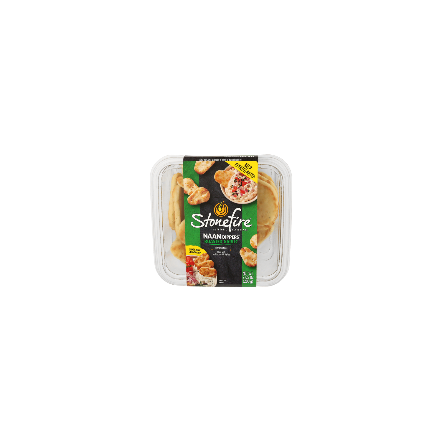 Stonefire Garlic Roasted Naan Dippers - 7.05 Ounce Image 1 of 4