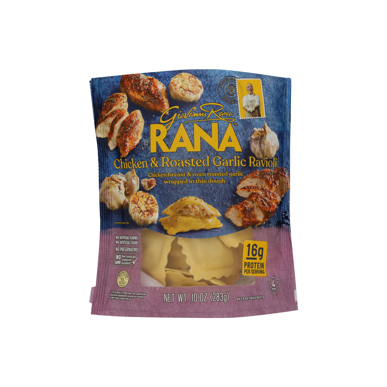 Giovanni Rana Chicken & Garlic Roasted Ravioli - 10 Ounce Image 1 of 4