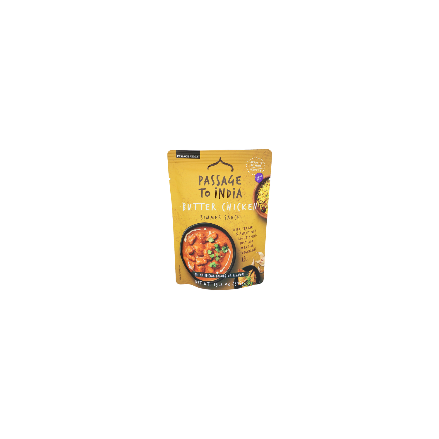 Passage Foods Curry Butter Chicken Simmer Sauce To India - 13.2 Ounce Image 1 of 4