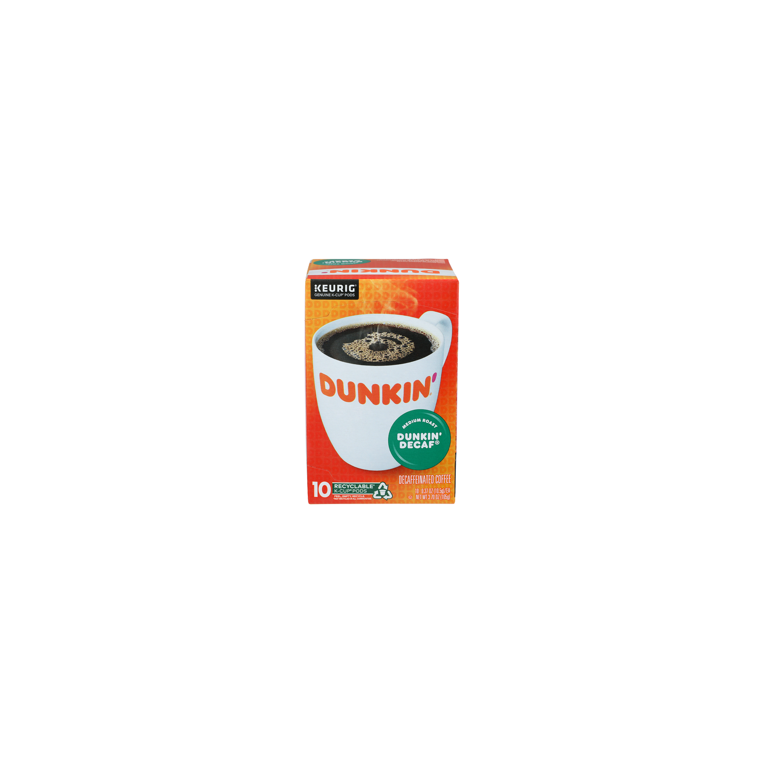 Dunkin' Medium Roast Decaffeinated Coffee - 3.7 Ounce Image 1 of 4
