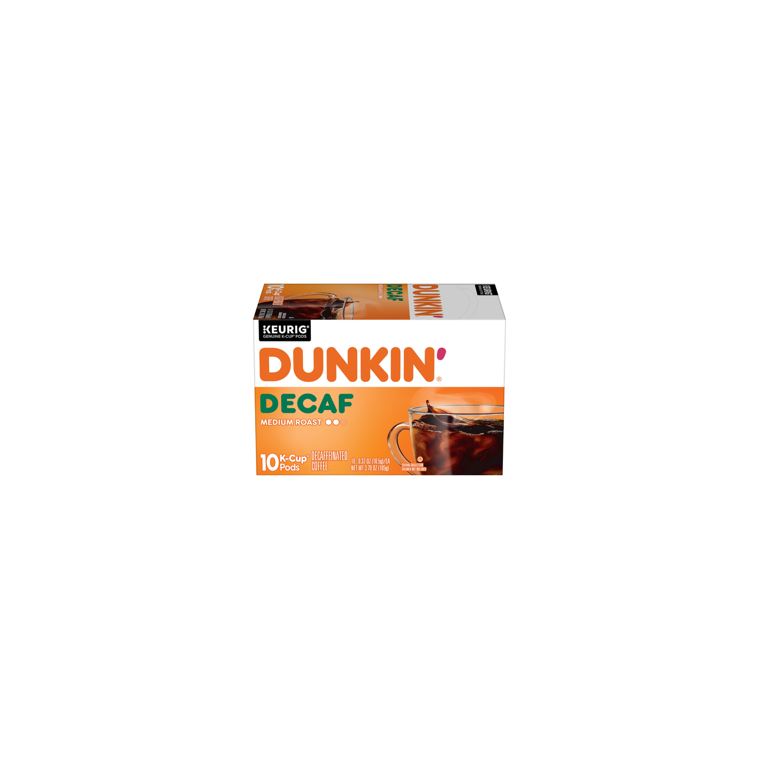 Dunkin' Medium Roast Decaffeinated Coffee - 3.7 Ounce Image 1 of 4