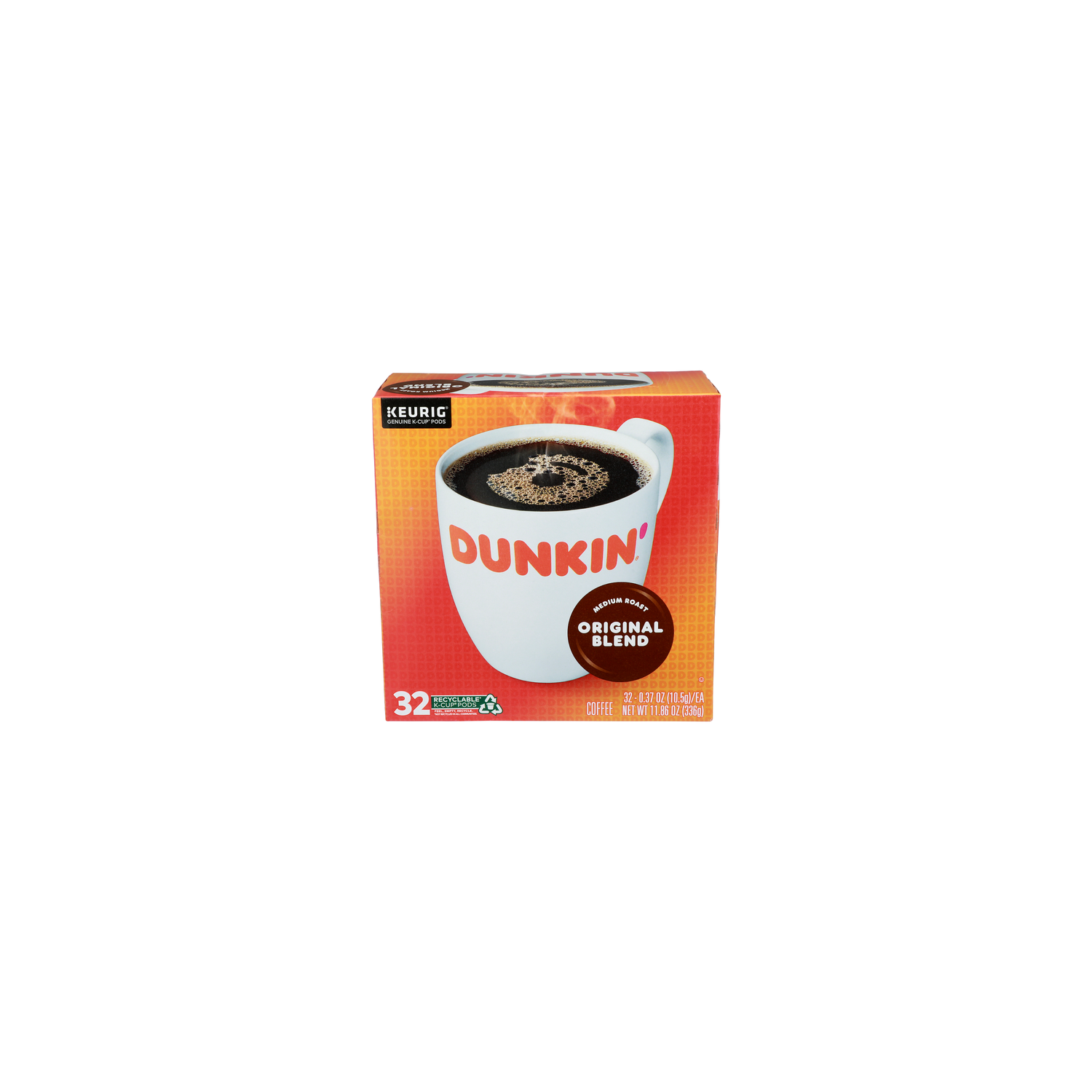 Dunkin' Medium Roast Original Blend K Cup Pods - 11.86 Ounce Image 1 of 4