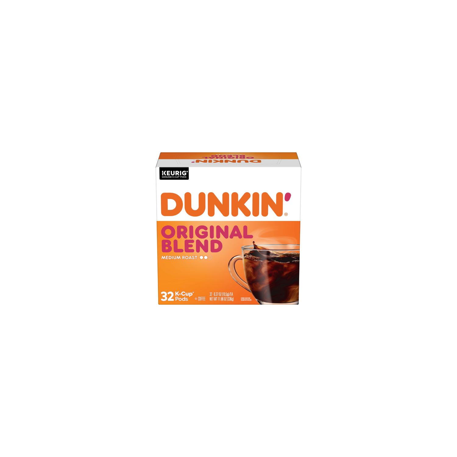 Dunkin' Medium Roast Original Blend K Cup Pods - 11.86 Ounce Image 1 of 4