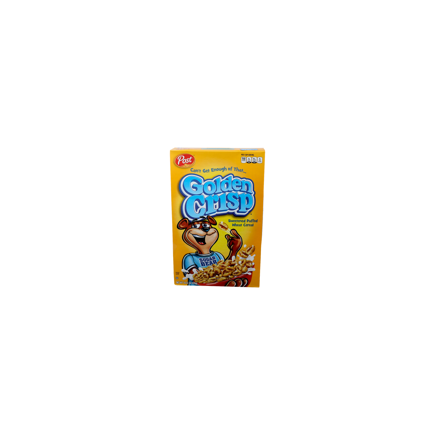 Post Golden Crisp Sweetened Puffed Wheat Cereal - 14.75 Ounce Image 1 of 4