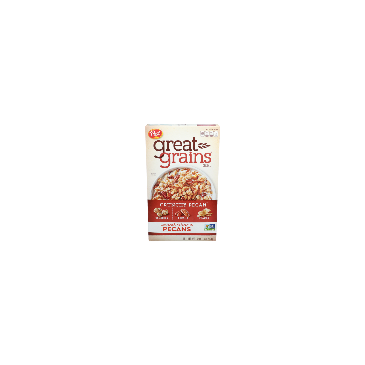 Post Great Grains Crunchy Peacan Cereal - 16 Ounce Image 1 of 4