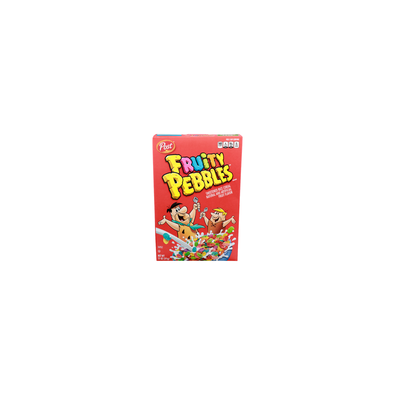 Post Fruity Pebbles Natural And Artificial Fruit Flavor Sweetened Rice Cereal - 11 Ounce Image 1 of 4