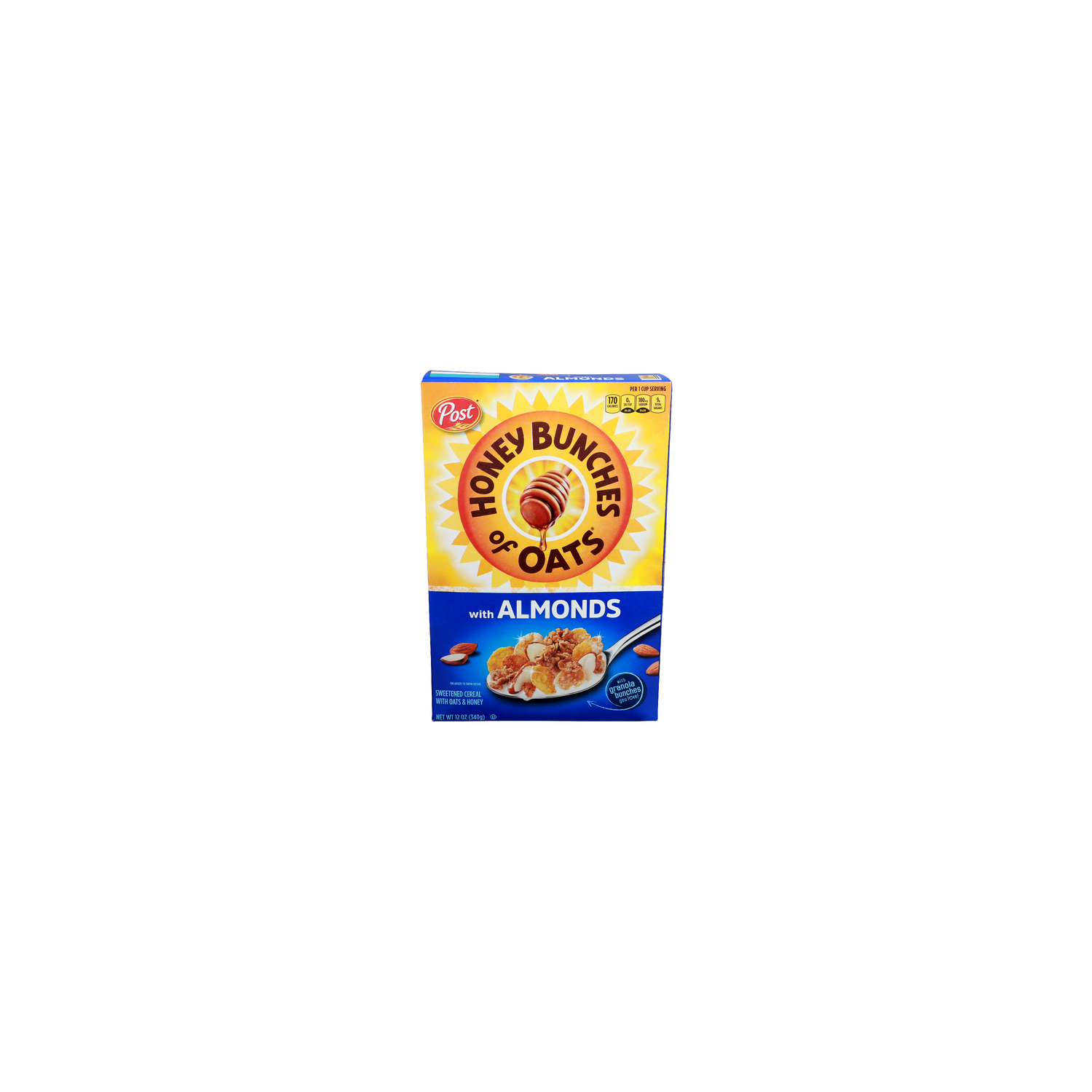 Post Honey Bunches Of Oats With Almonds Sweetened Cereal Oats & Honey - 12 Ounce Image 1 of 4